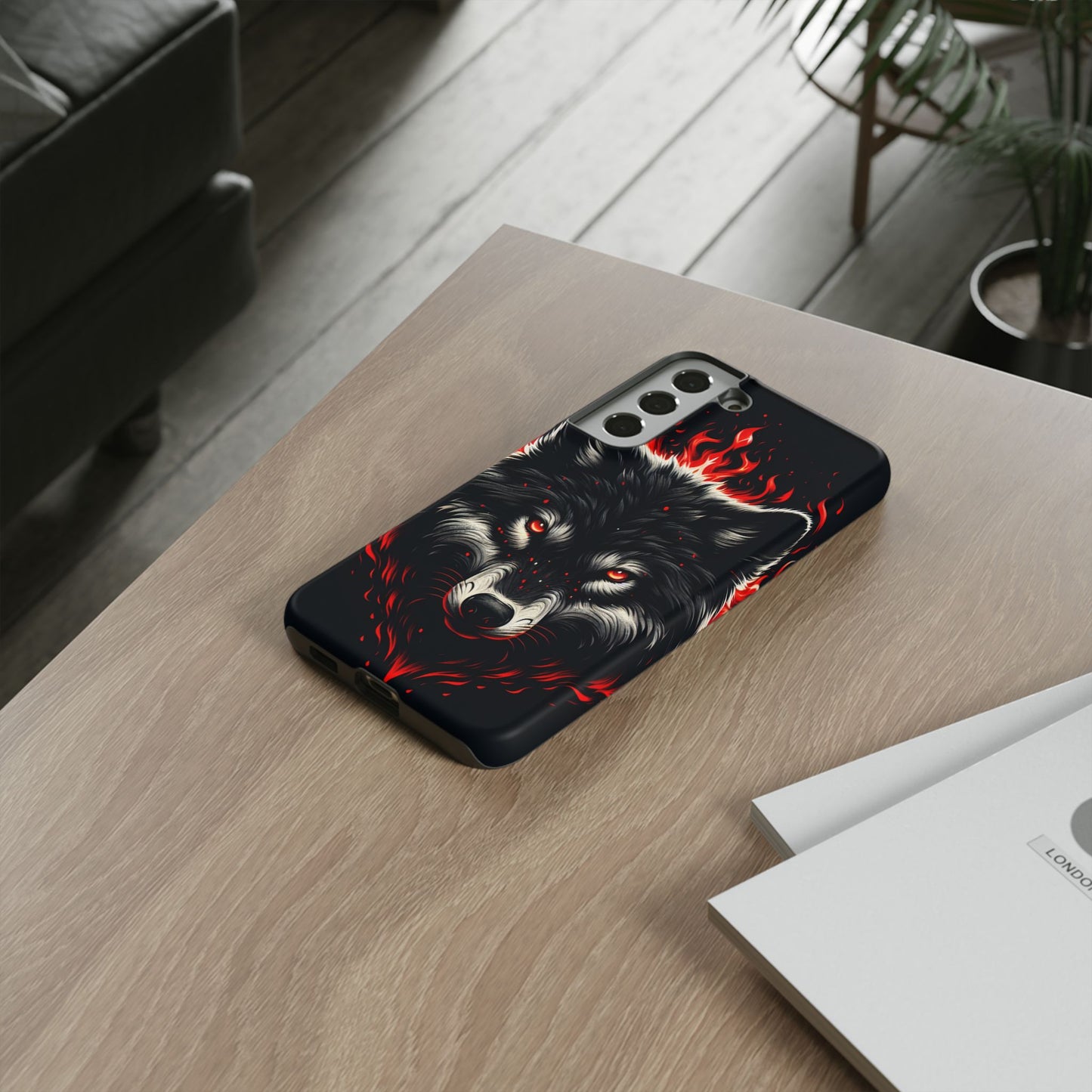 Fierce Wolf Samsung Phone Case - Tough & Stylish Protection