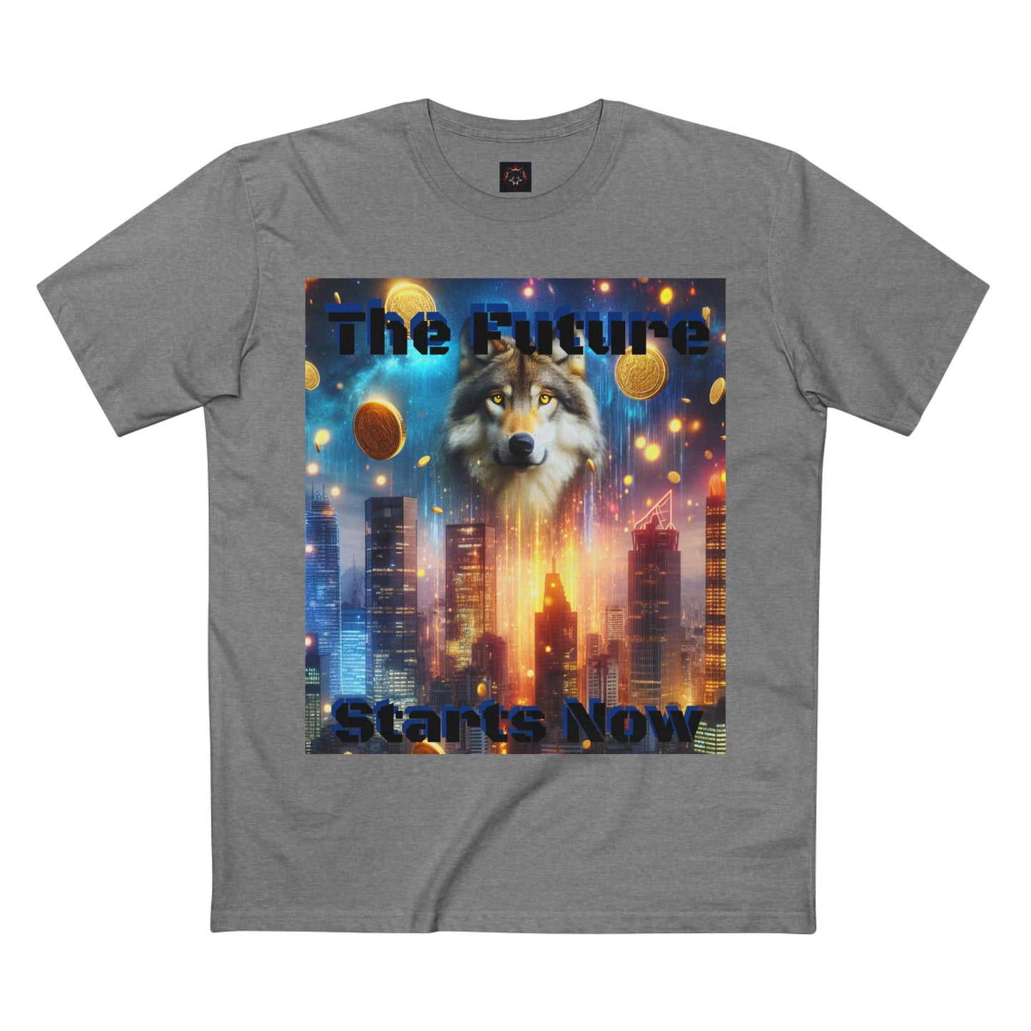Futuristic Wolf Graphic Tee - The Future Starts Now