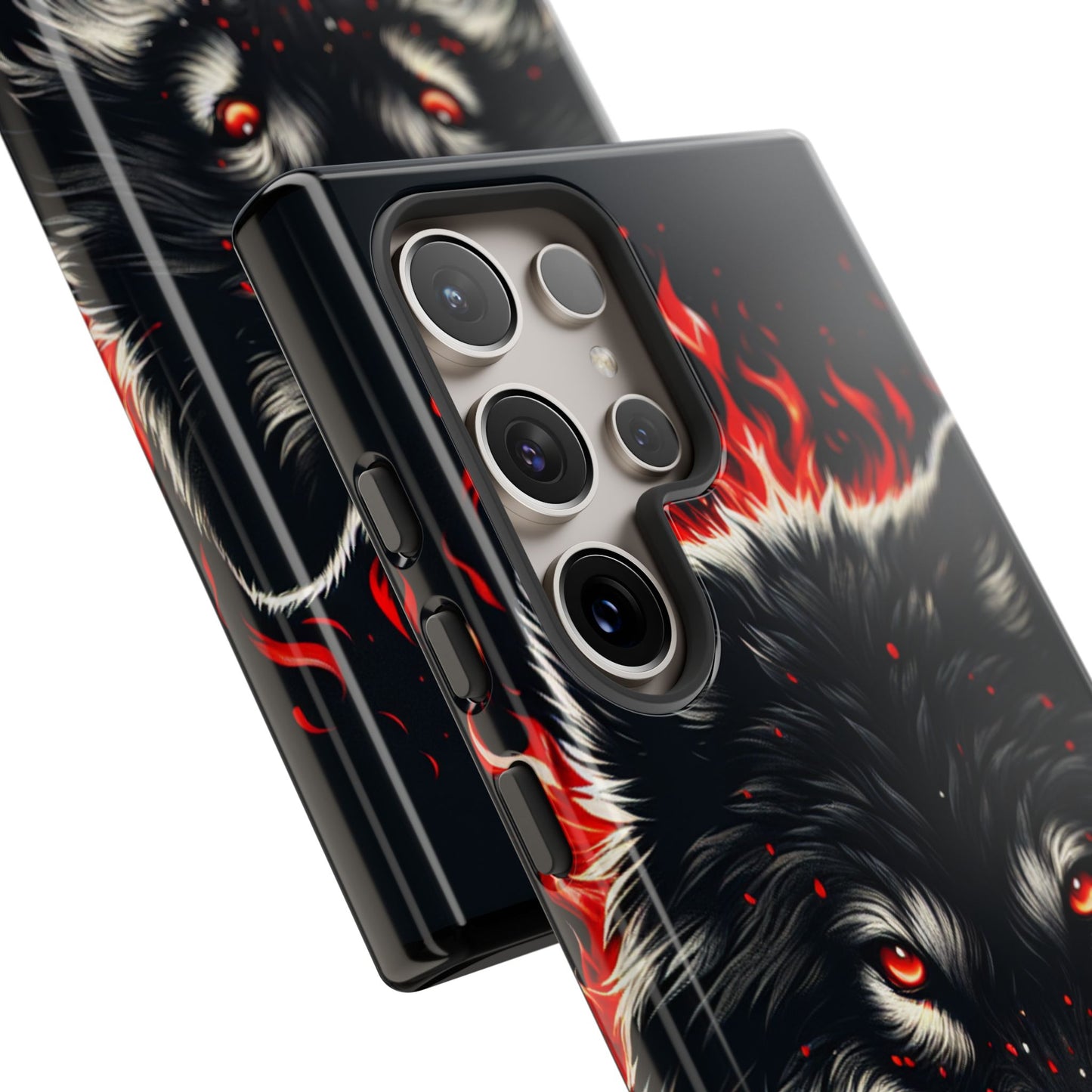 Fierce Wolf Samsung Phone Case - Tough & Stylish Protection
