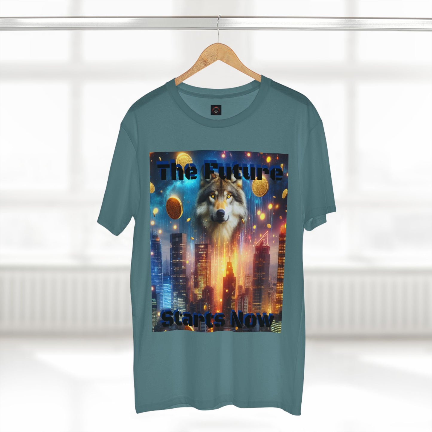 Futuristic Wolf Graphic Tee - The Future Starts Now