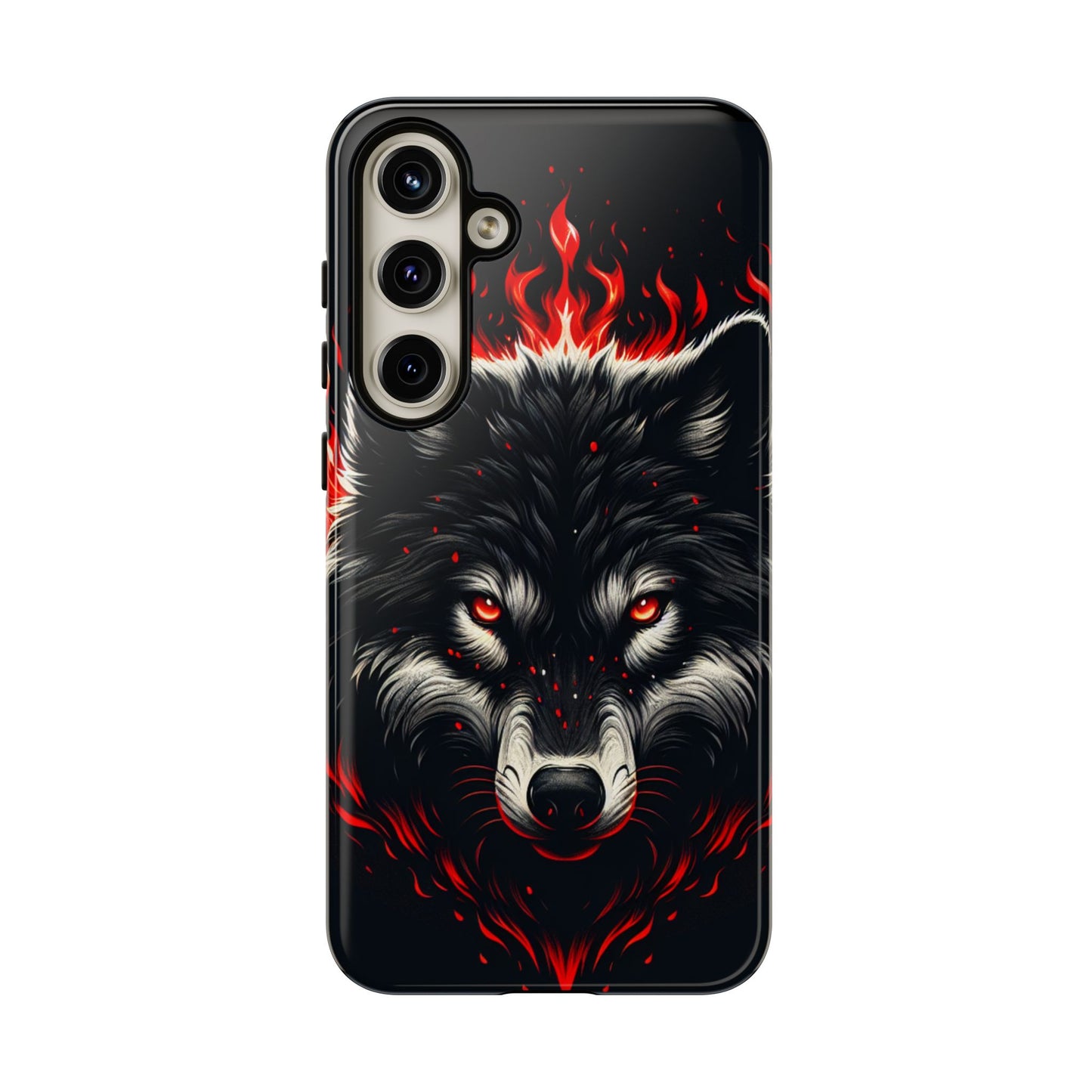 Fierce Wolf Samsung Phone Case - Tough & Stylish Protection
