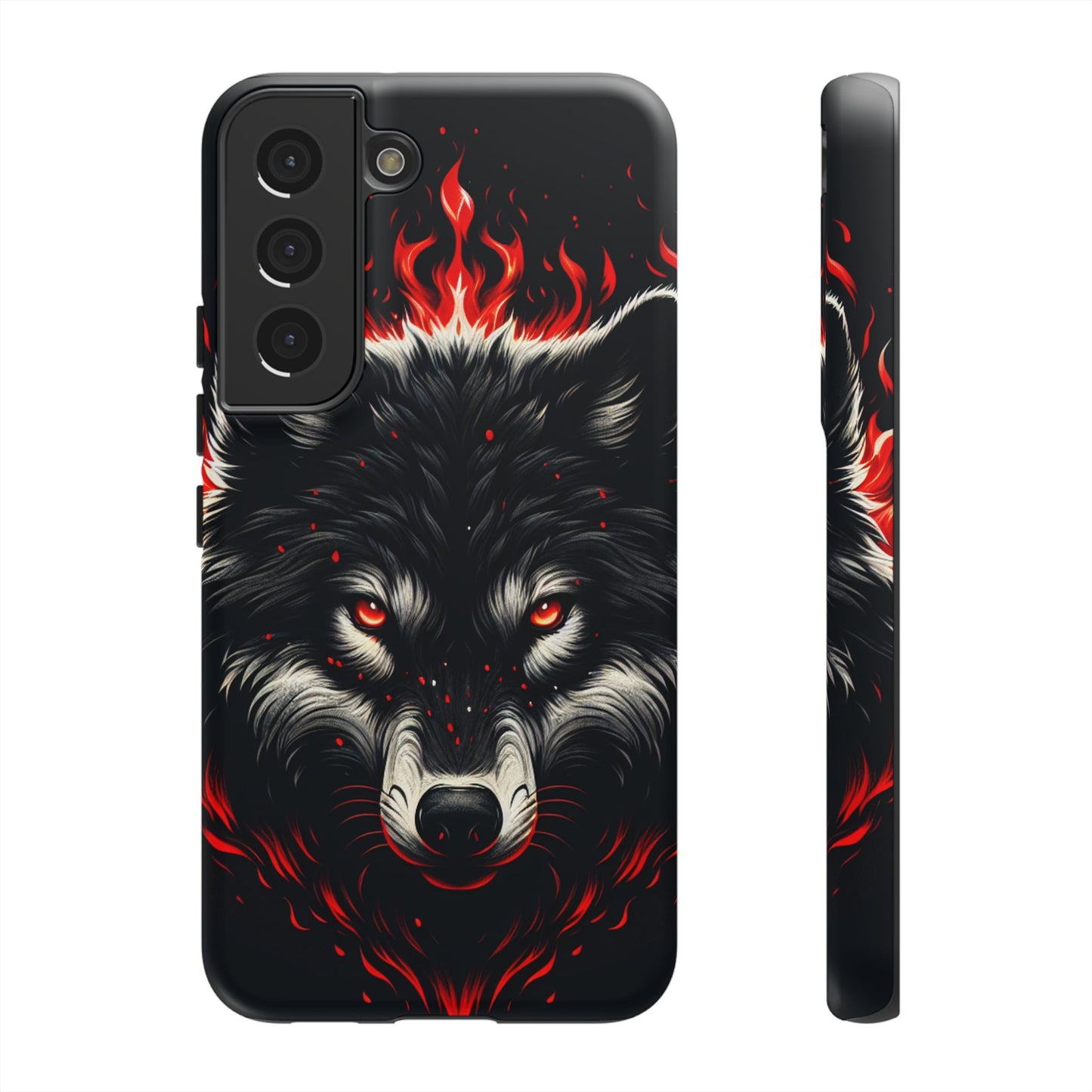 Fierce Wolf Samsung Phone Case - Tough & Stylish Protection