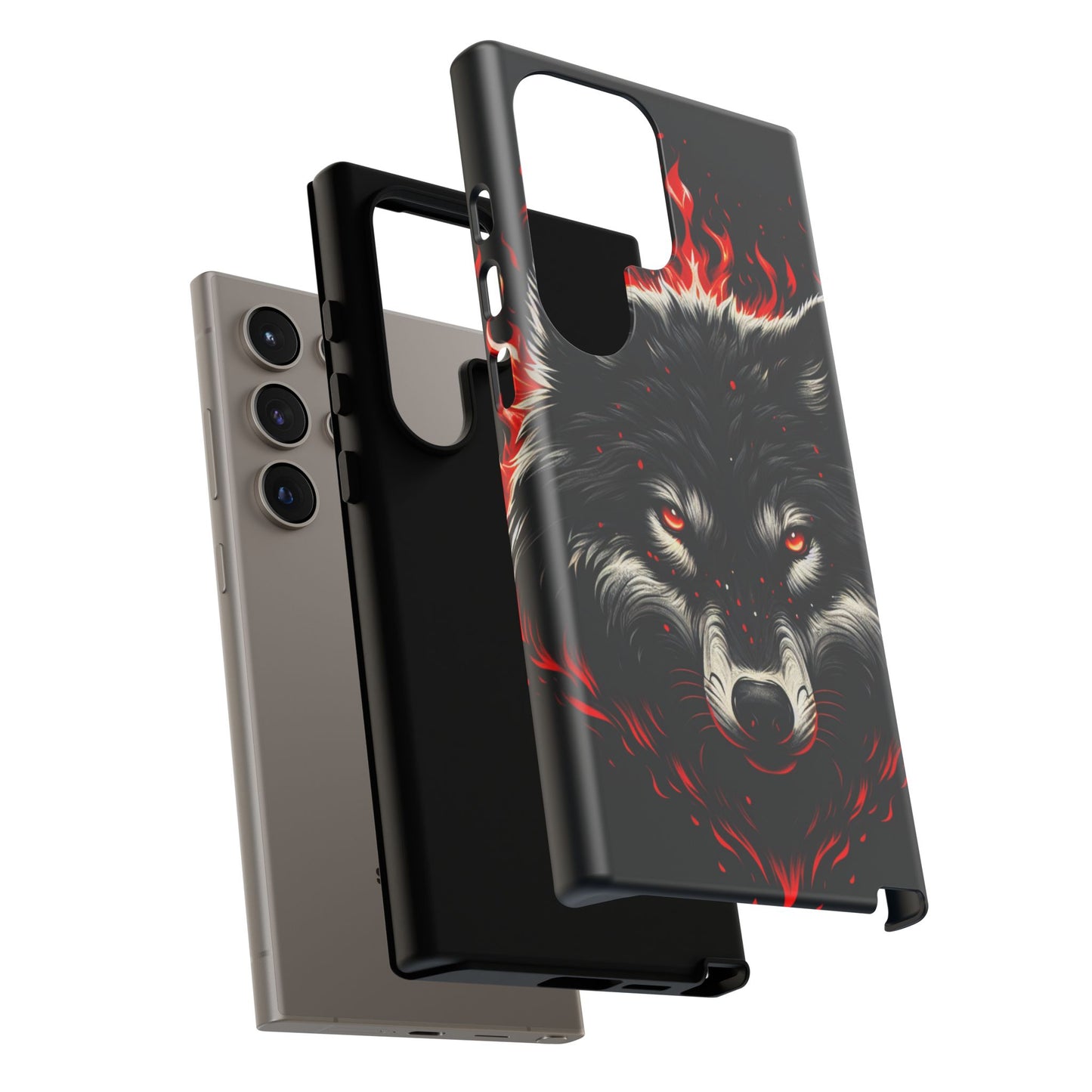 Fierce Wolf Samsung Phone Case - Tough & Stylish Protection