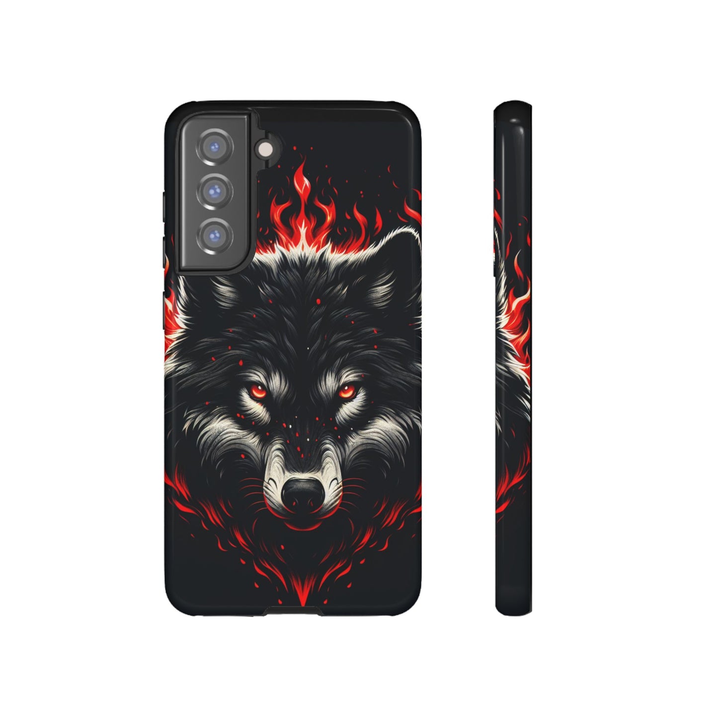 Fierce Wolf Samsung Phone Case - Tough & Stylish Protection