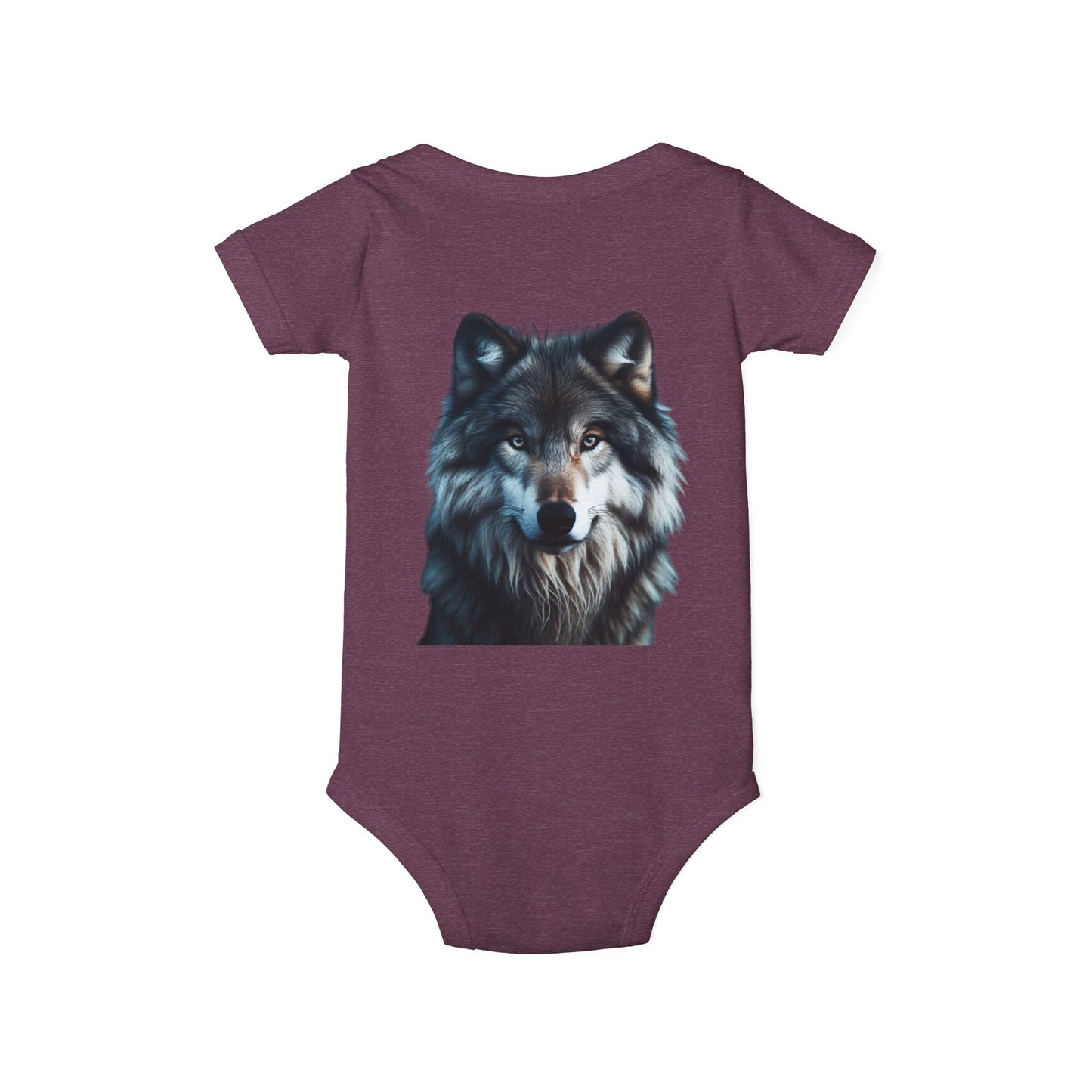 Be Badass Baby One Piece Bodysuit - Cool Corgi & Wolf Design