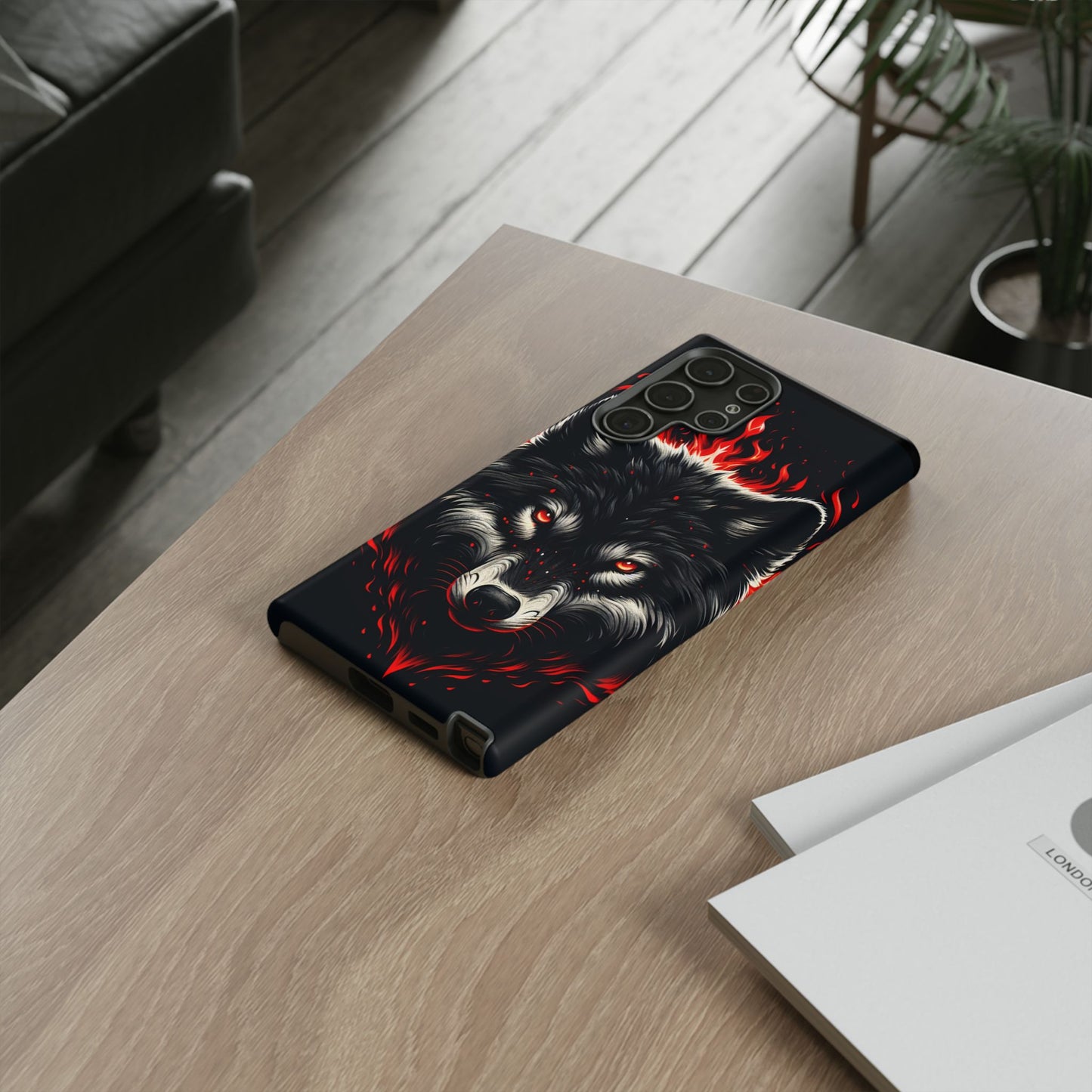 Fierce Wolf Samsung Phone Case - Tough & Stylish Protection