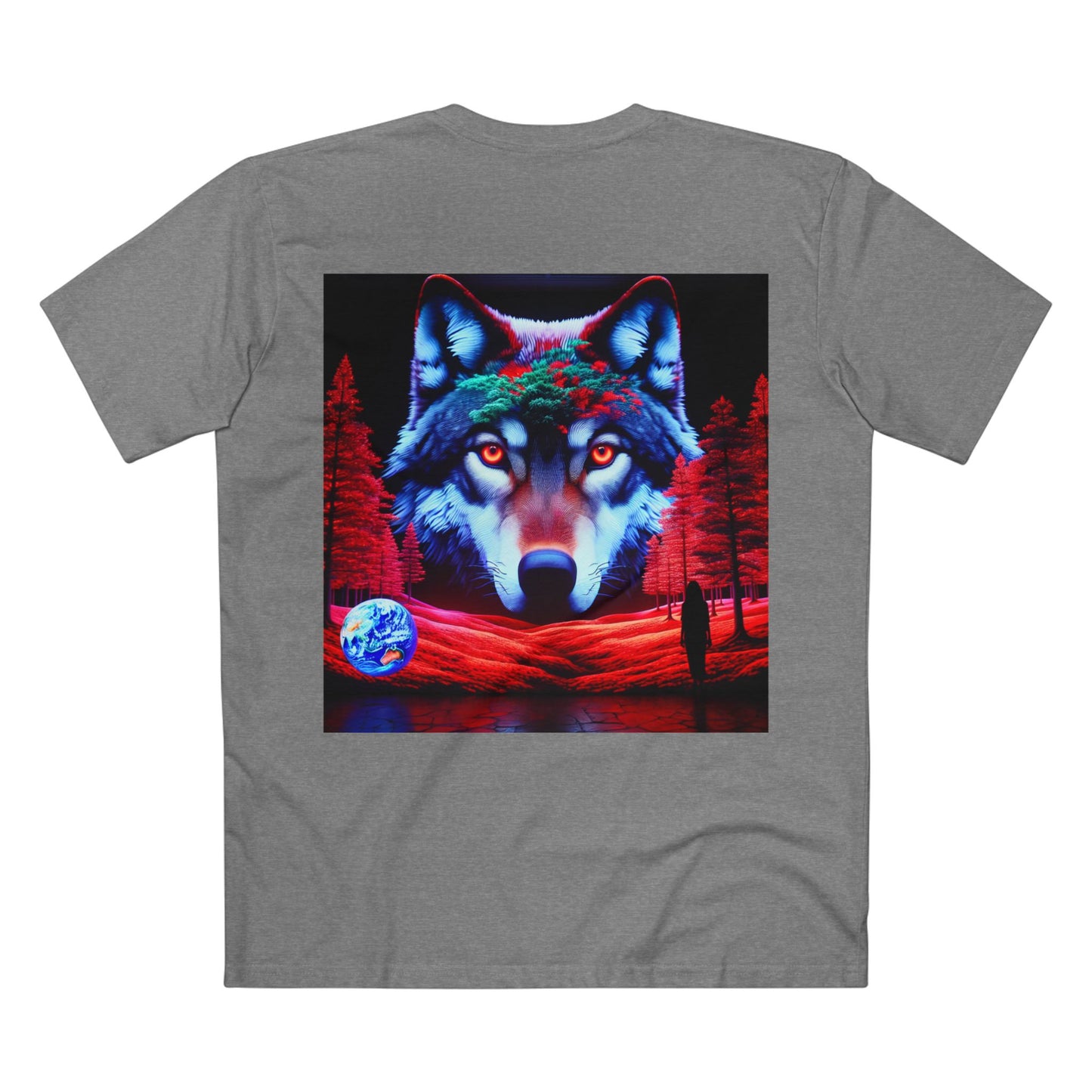 Futuristic Wolf Graphic Tee - The Future Starts Now