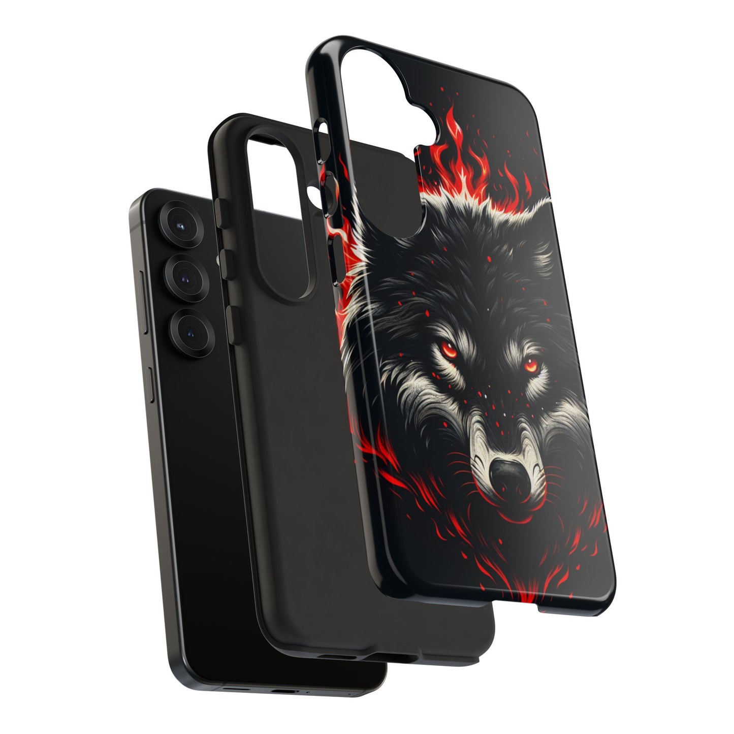 Fierce Wolf Samsung Phone Case - Tough & Stylish Protection