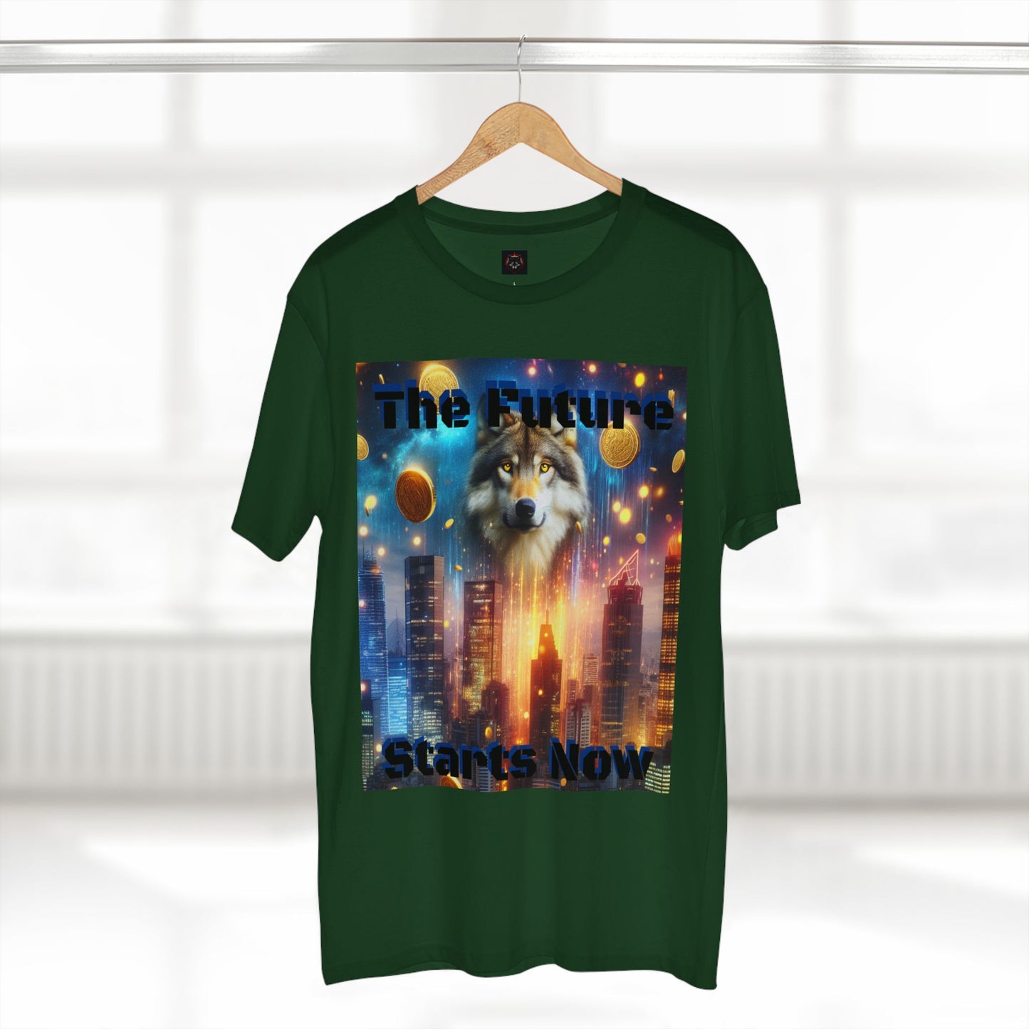 Futuristic Wolf Graphic Tee - The Future Starts Now