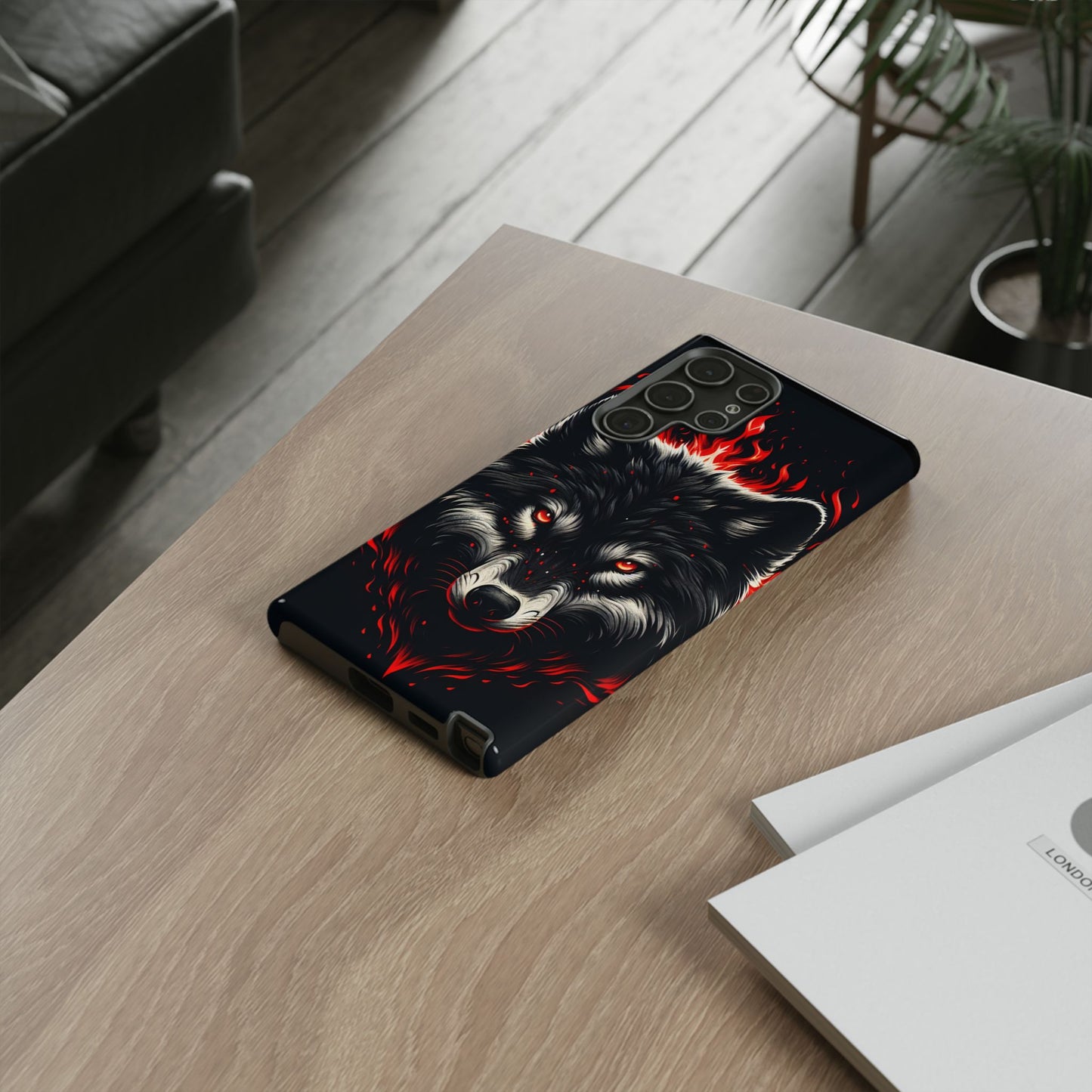 Fierce Wolf Samsung Phone Case - Tough & Stylish Protection