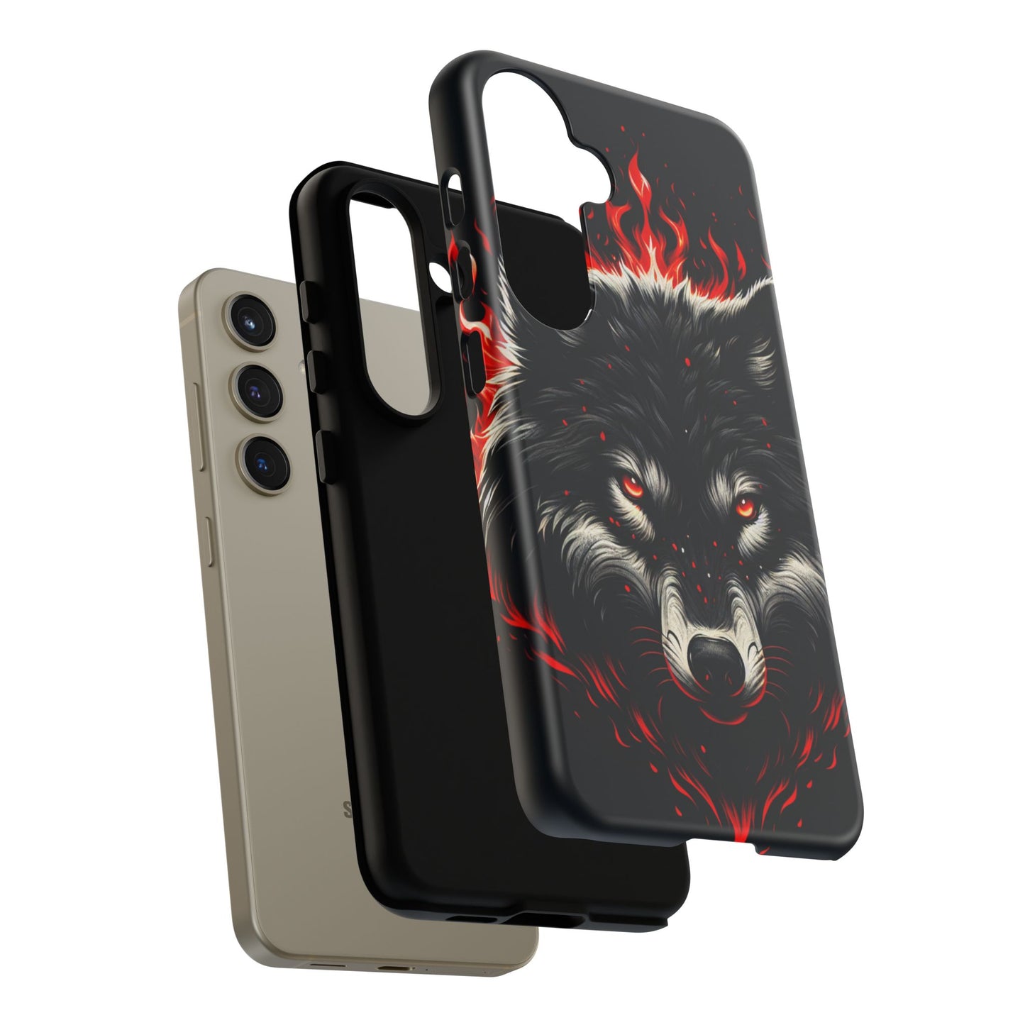 Fierce Wolf Samsung Phone Case - Tough & Stylish Protection