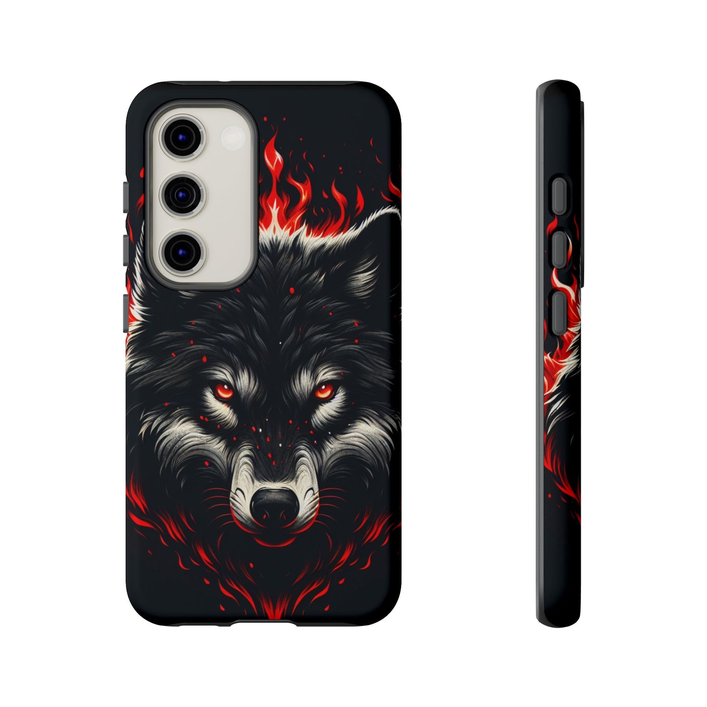 Fierce Wolf Samsung Phone Case - Tough & Stylish Protection