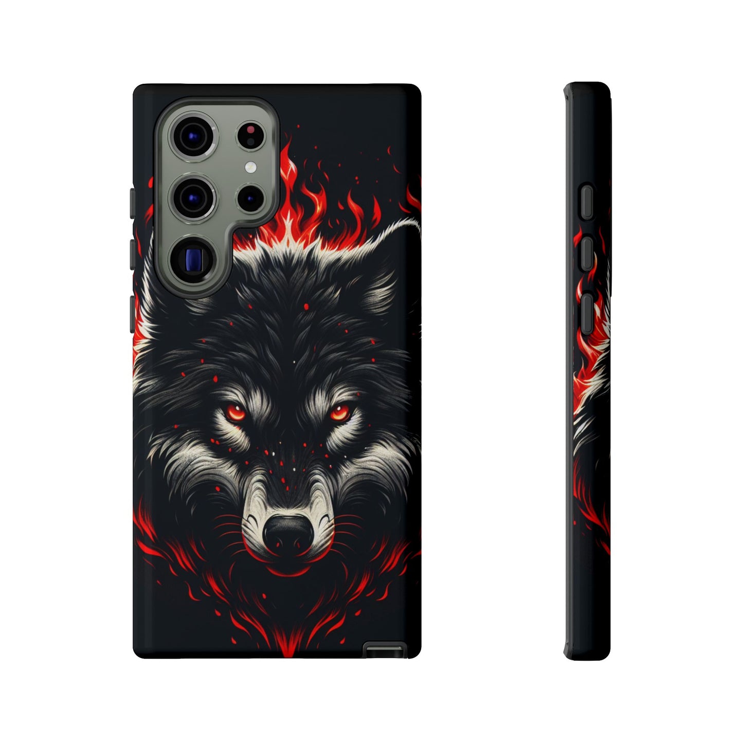 Fierce Wolf Samsung Phone Case - Tough & Stylish Protection
