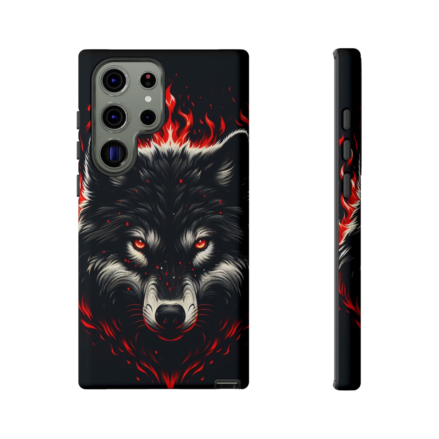 Fierce Wolf Samsung Phone Case - Tough & Stylish Protection
