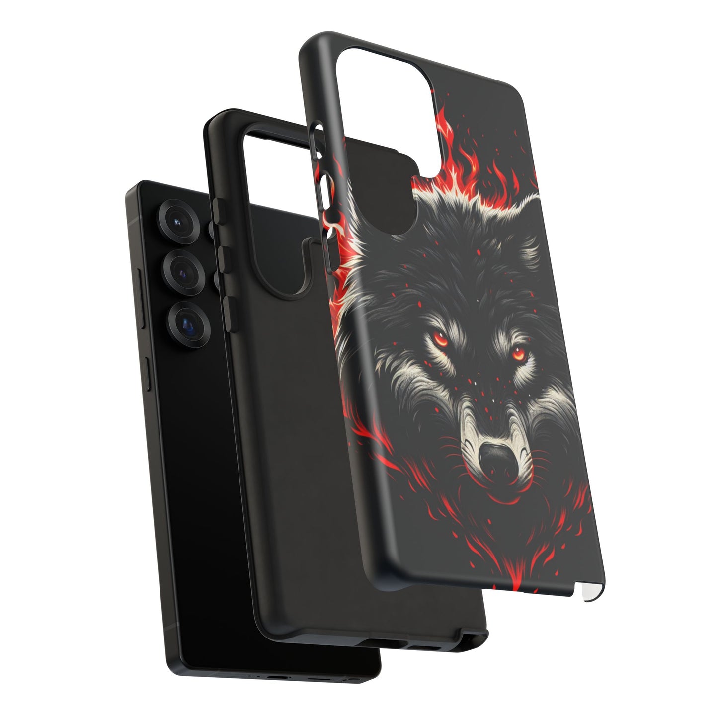 Fierce Wolf Samsung Phone Case - Tough & Stylish Protection