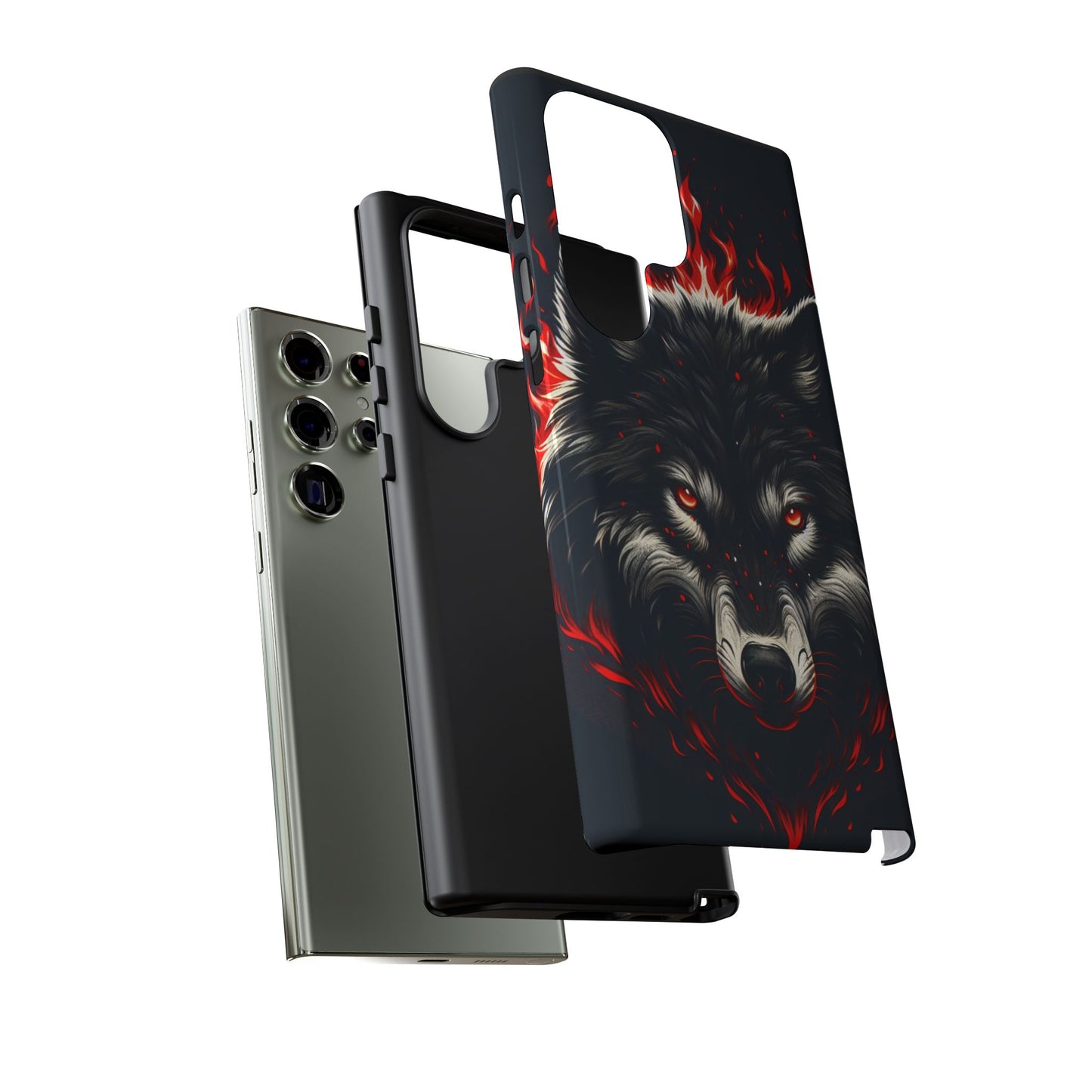 Fierce Wolf Samsung Phone Case - Tough & Stylish Protection