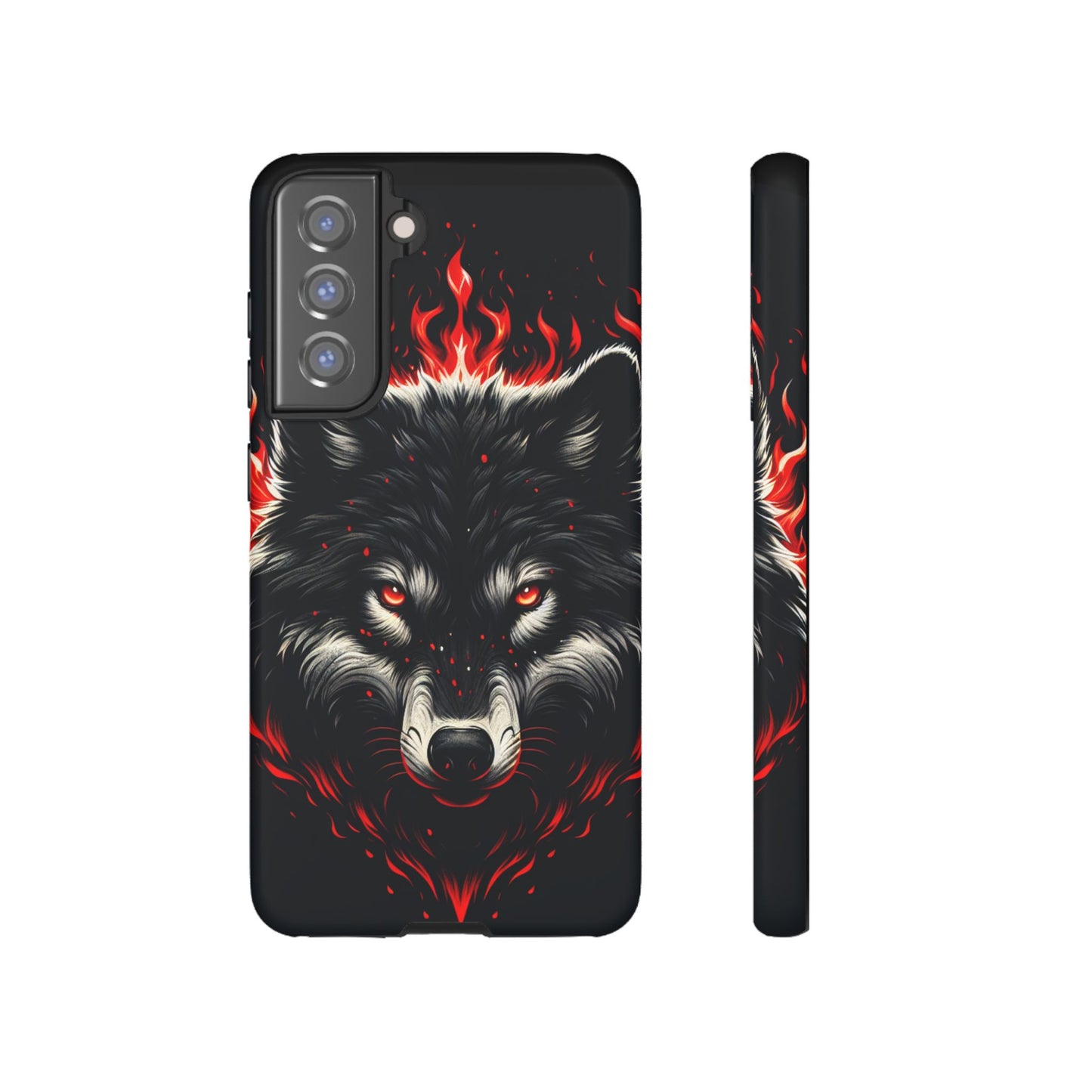 Fierce Wolf Samsung Phone Case - Tough & Stylish Protection