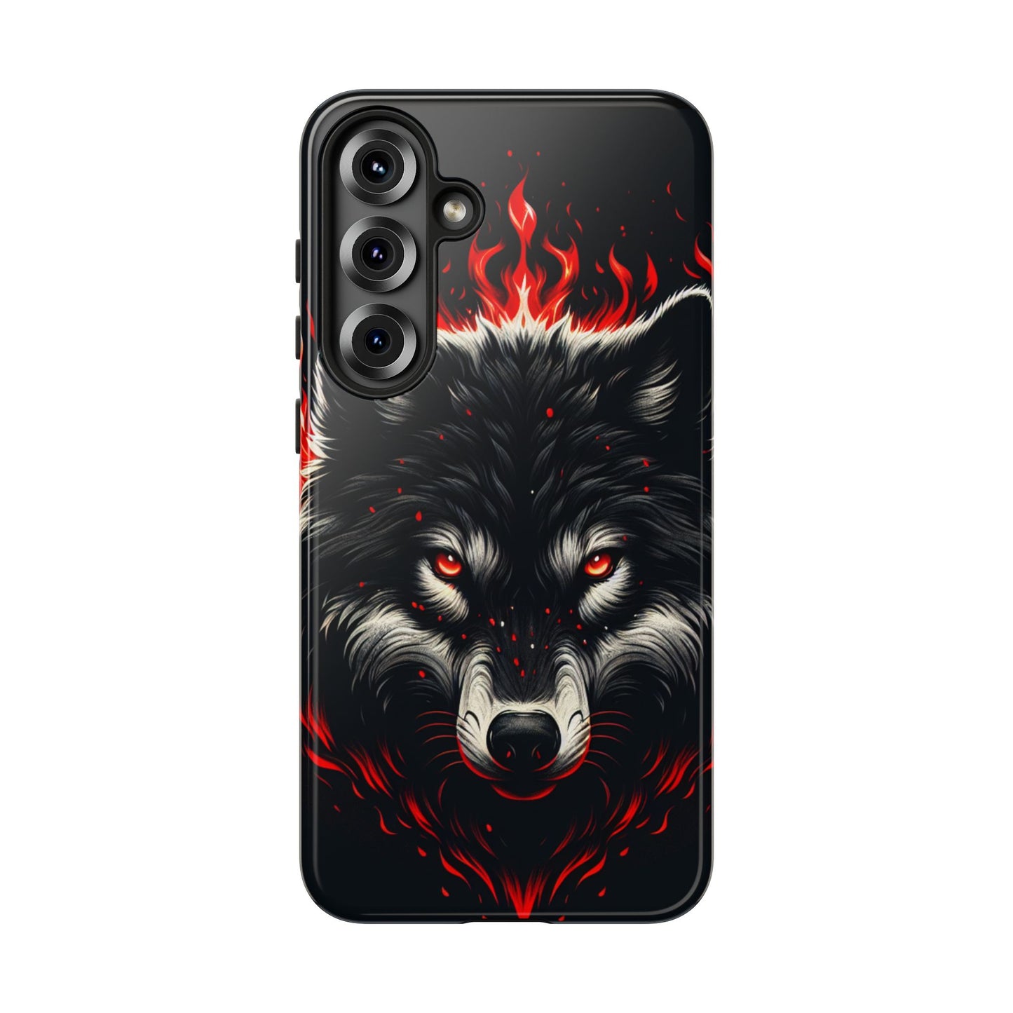 Fierce Wolf Samsung Phone Case - Tough & Stylish Protection