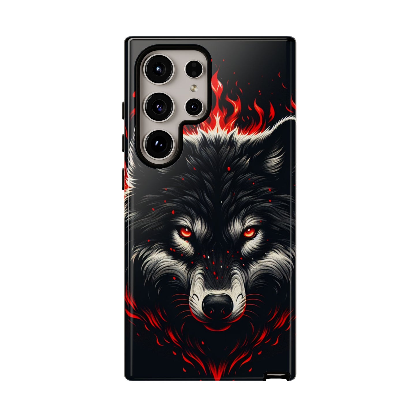 Fierce Wolf Samsung Phone Case - Tough & Stylish Protection