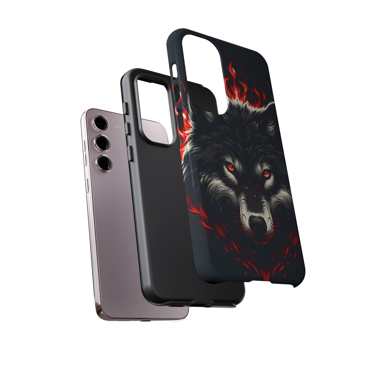 Fierce Wolf Samsung Phone Case - Tough & Stylish Protection
