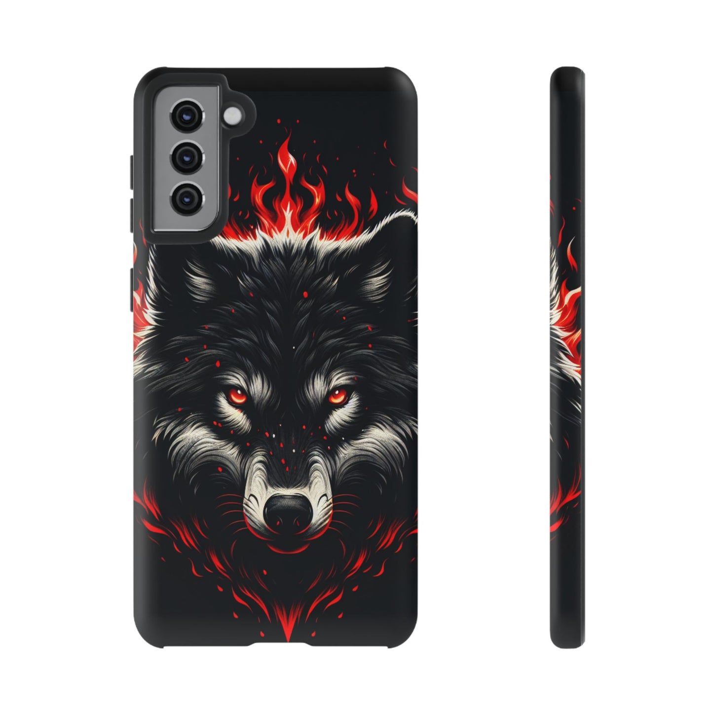 Fierce Wolf Samsung Phone Case - Tough & Stylish Protection