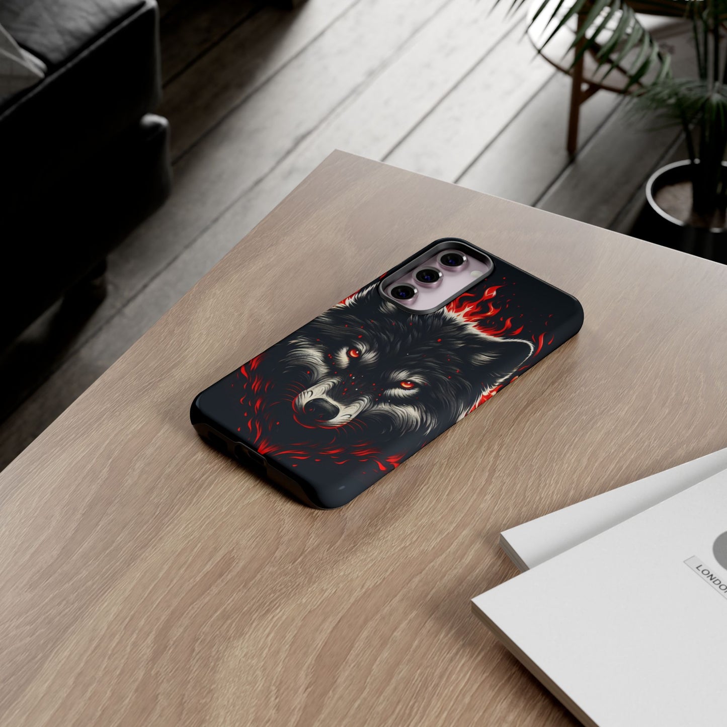 Fierce Wolf Samsung Phone Case - Tough & Stylish Protection