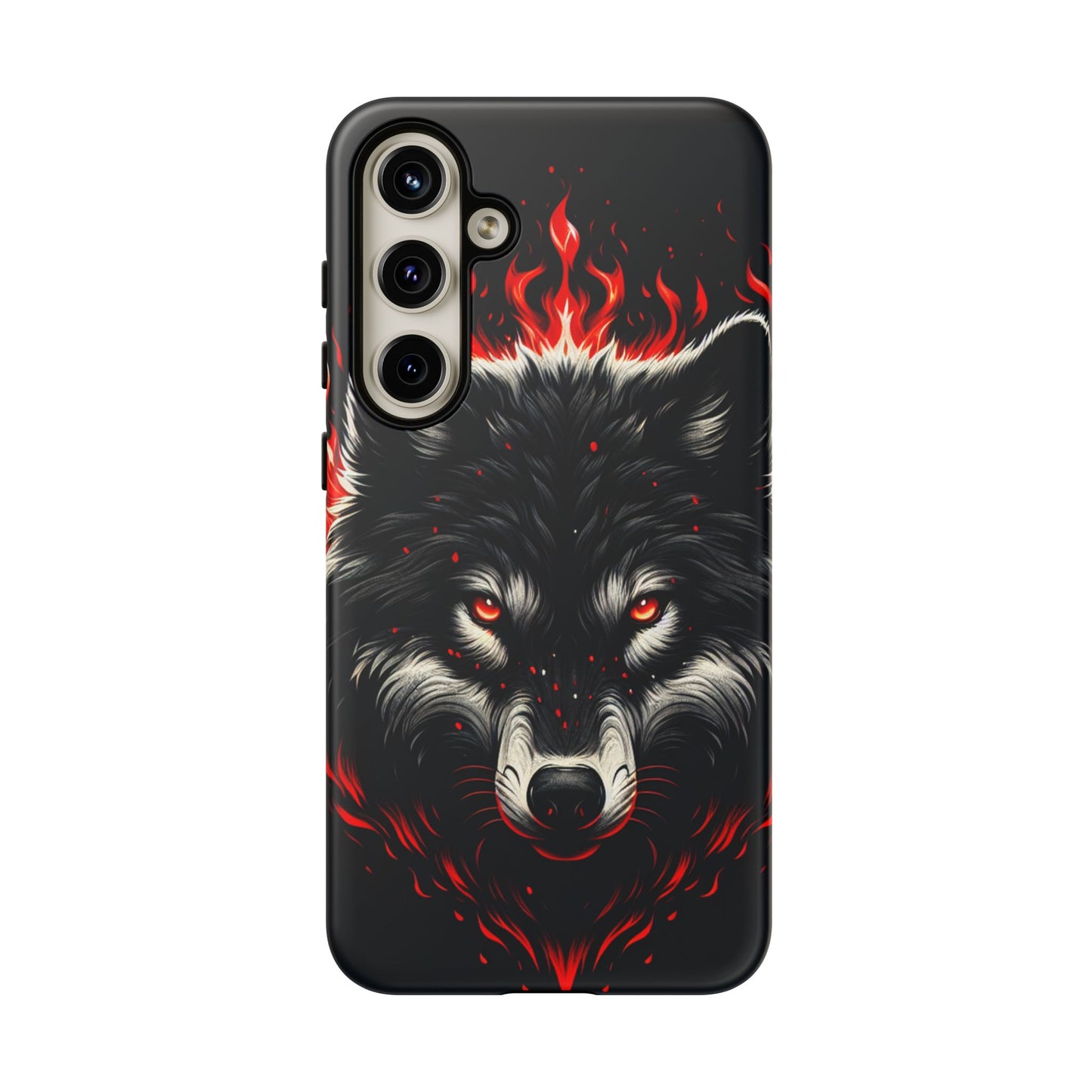 Fierce Wolf Samsung Phone Case - Tough & Stylish Protection