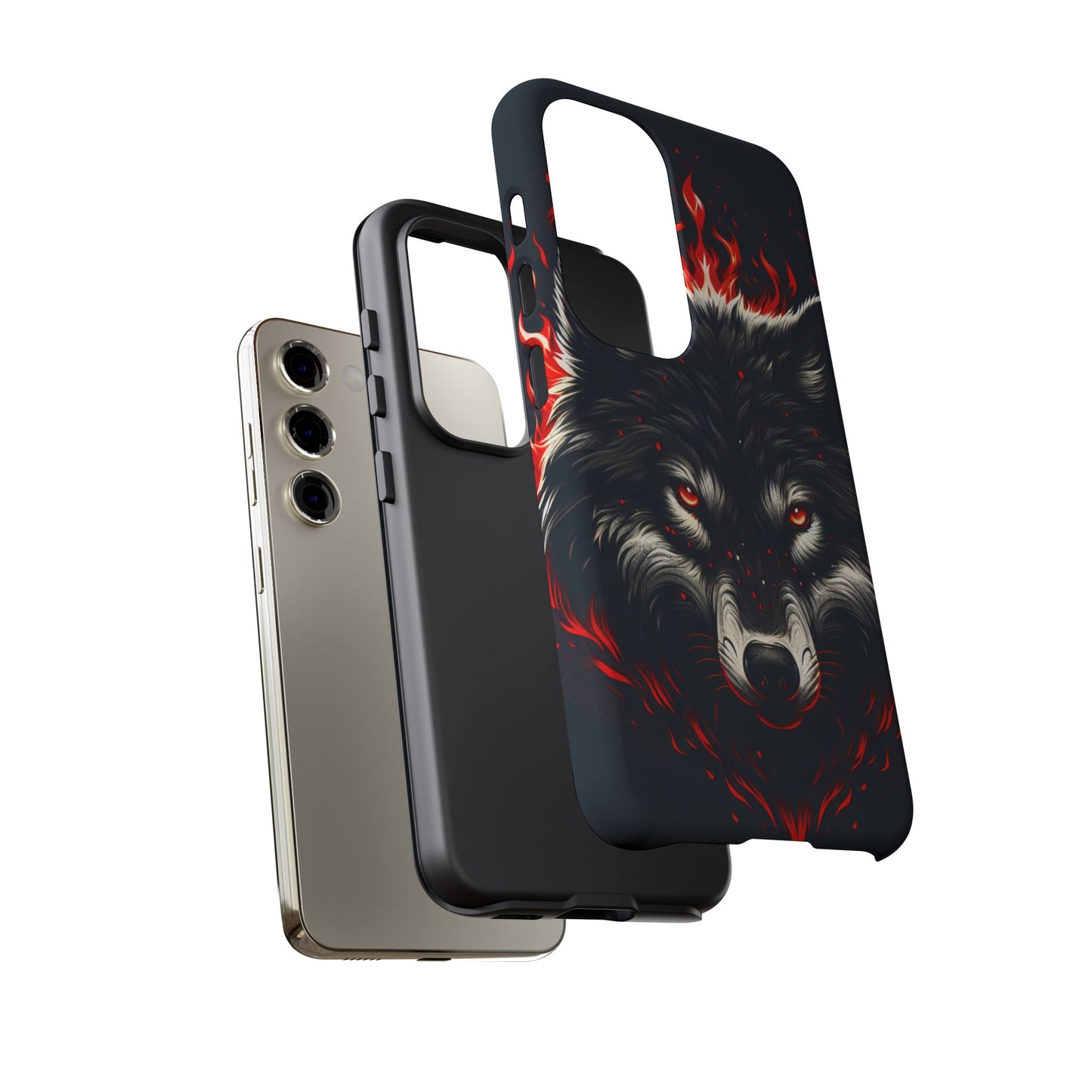 Fierce Wolf Samsung Phone Case - Tough & Stylish Protection