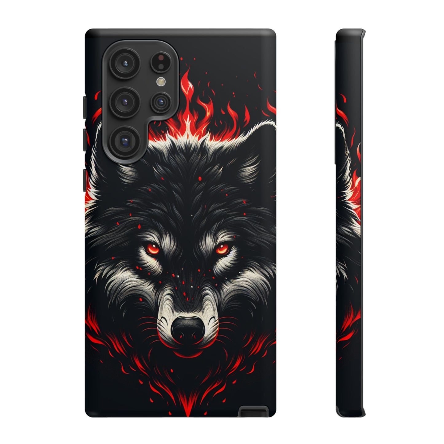 Fierce Wolf Samsung Phone Case - Tough & Stylish Protection