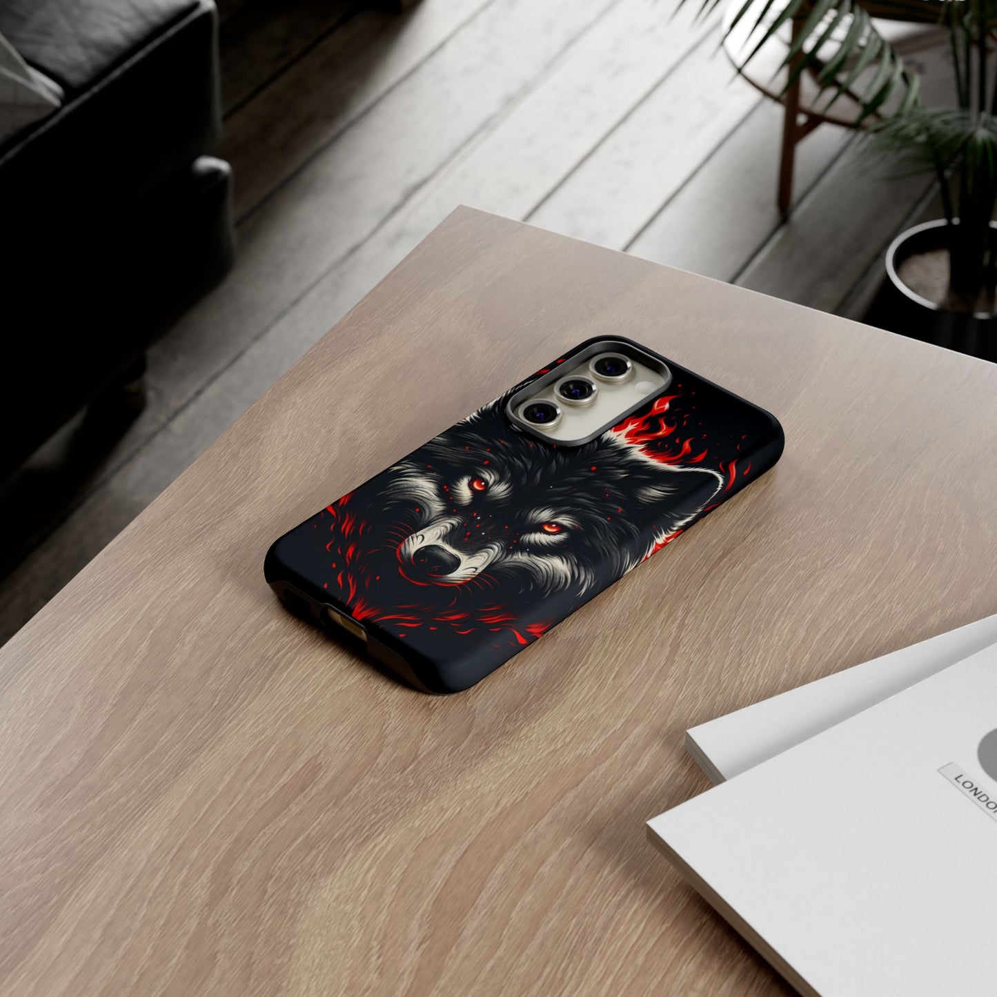 Fierce Wolf Samsung Phone Case - Tough & Stylish Protection