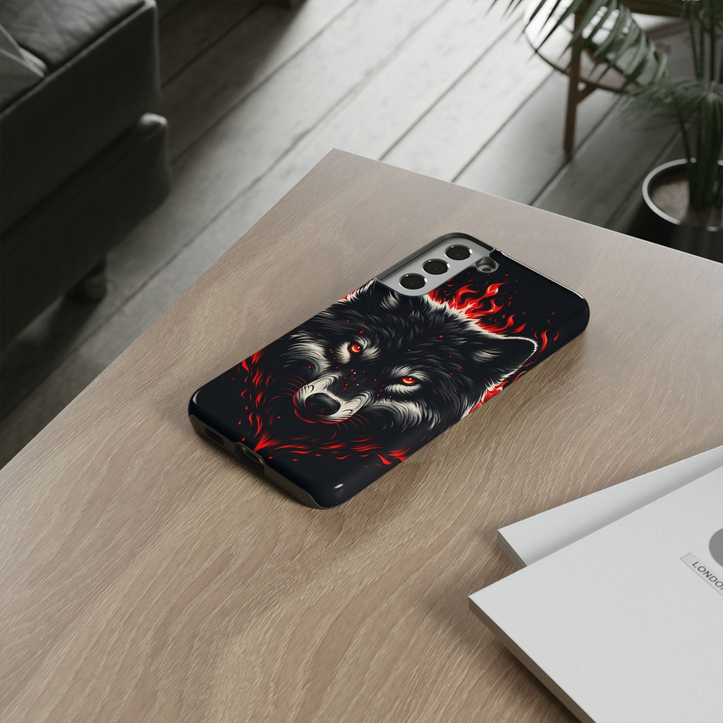 Fierce Wolf Samsung Phone Case - Tough & Stylish Protection