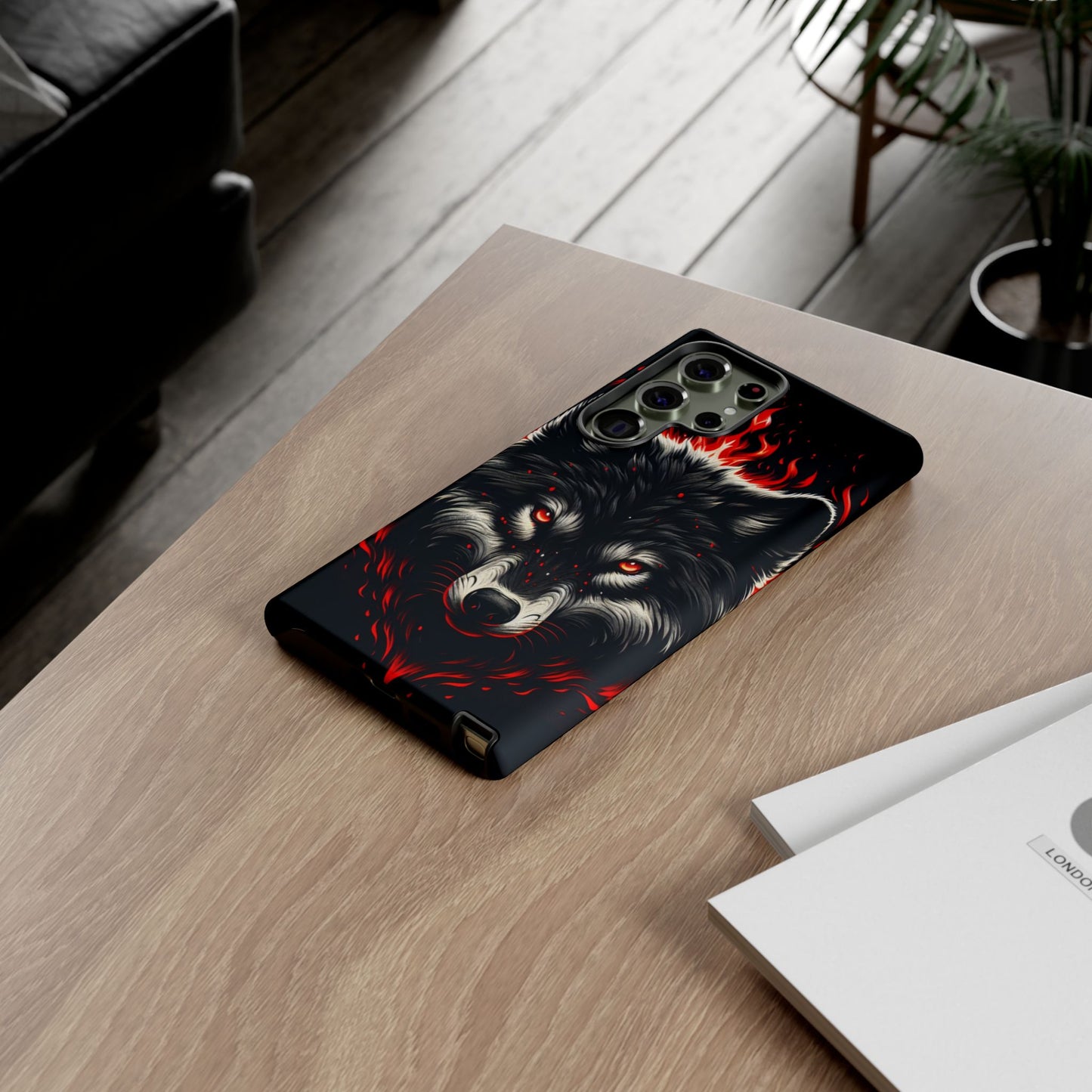 Fierce Wolf Samsung Phone Case - Tough & Stylish Protection