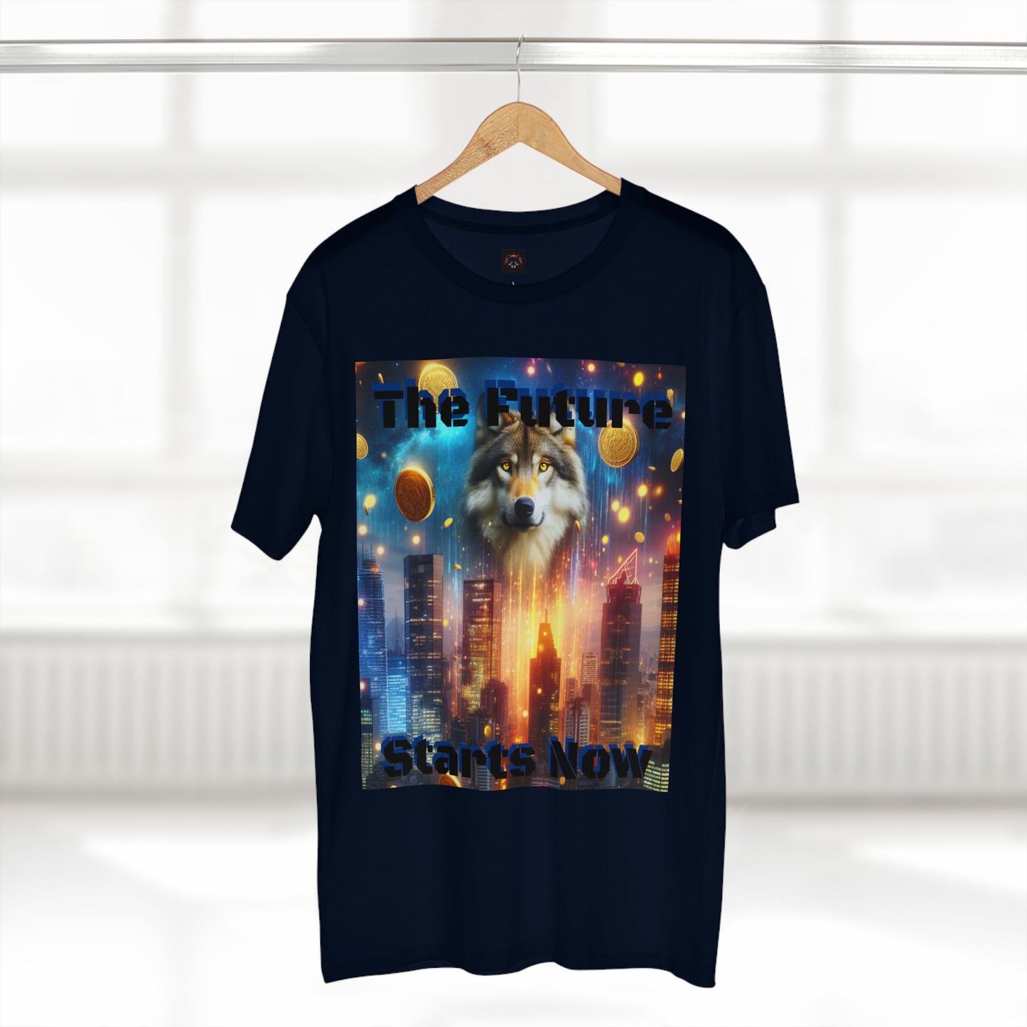 Futuristic Wolf Graphic Tee - The Future Starts Now