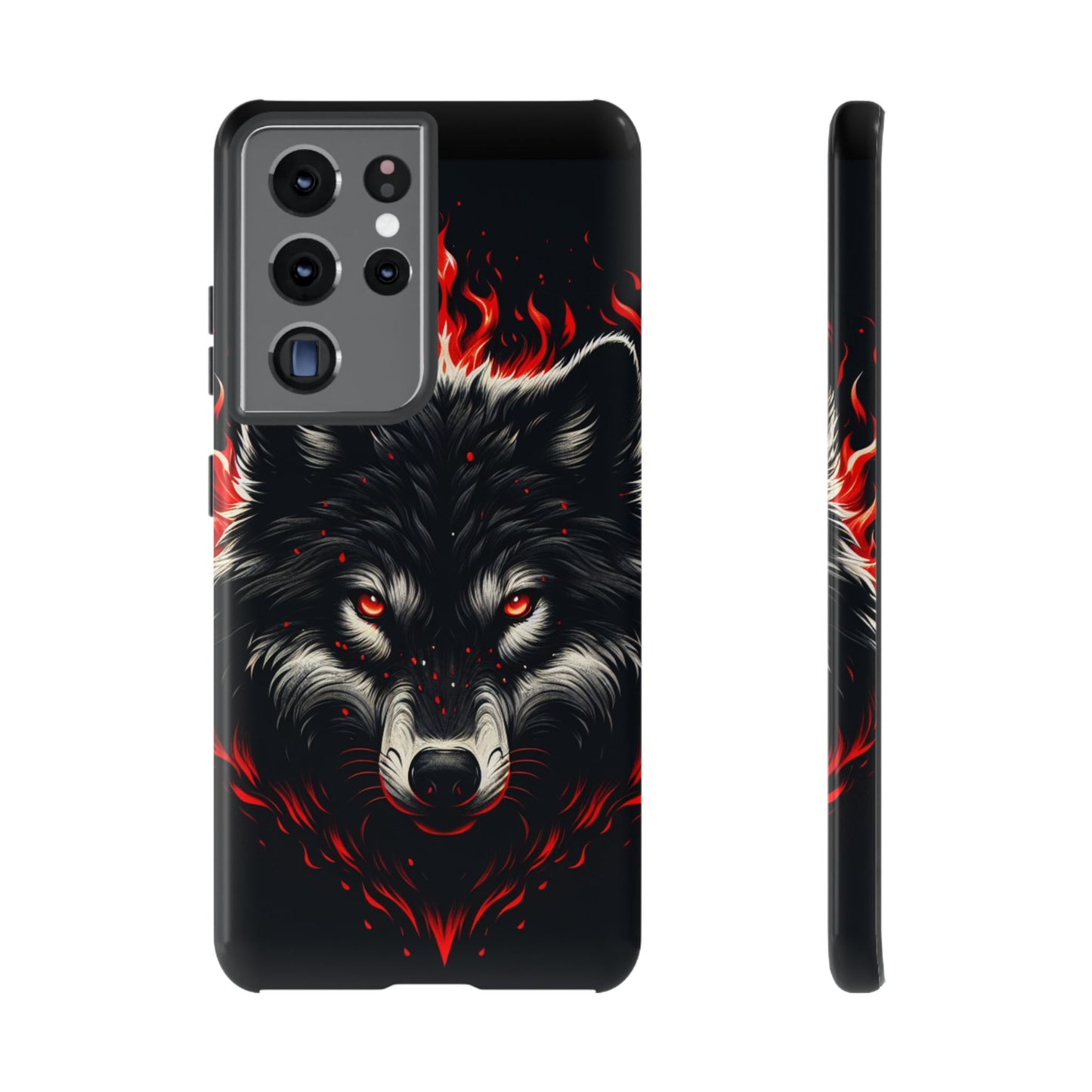 Fierce Wolf Samsung Phone Case - Tough & Stylish Protection