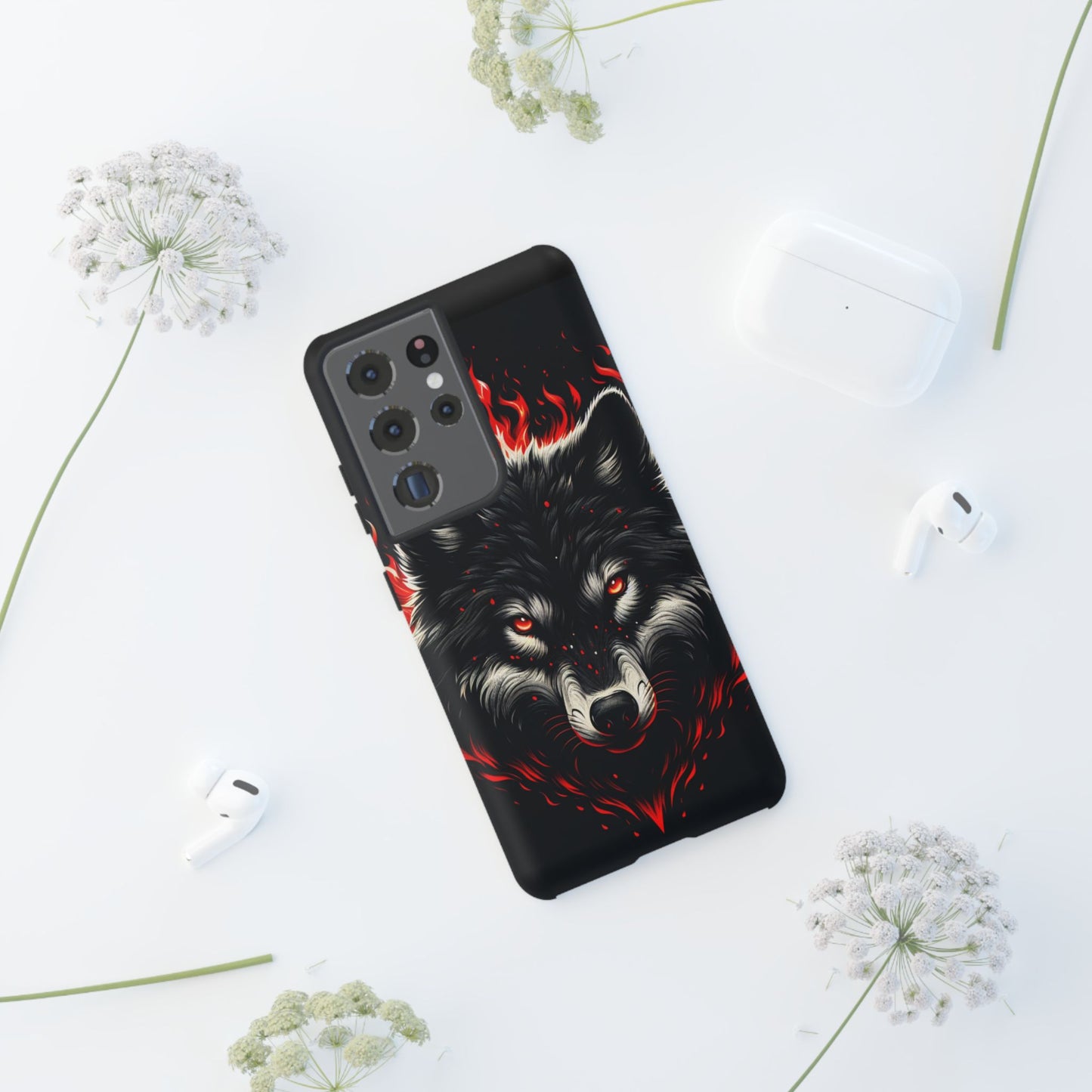 Fierce Wolf Samsung Phone Case - Tough & Stylish Protection