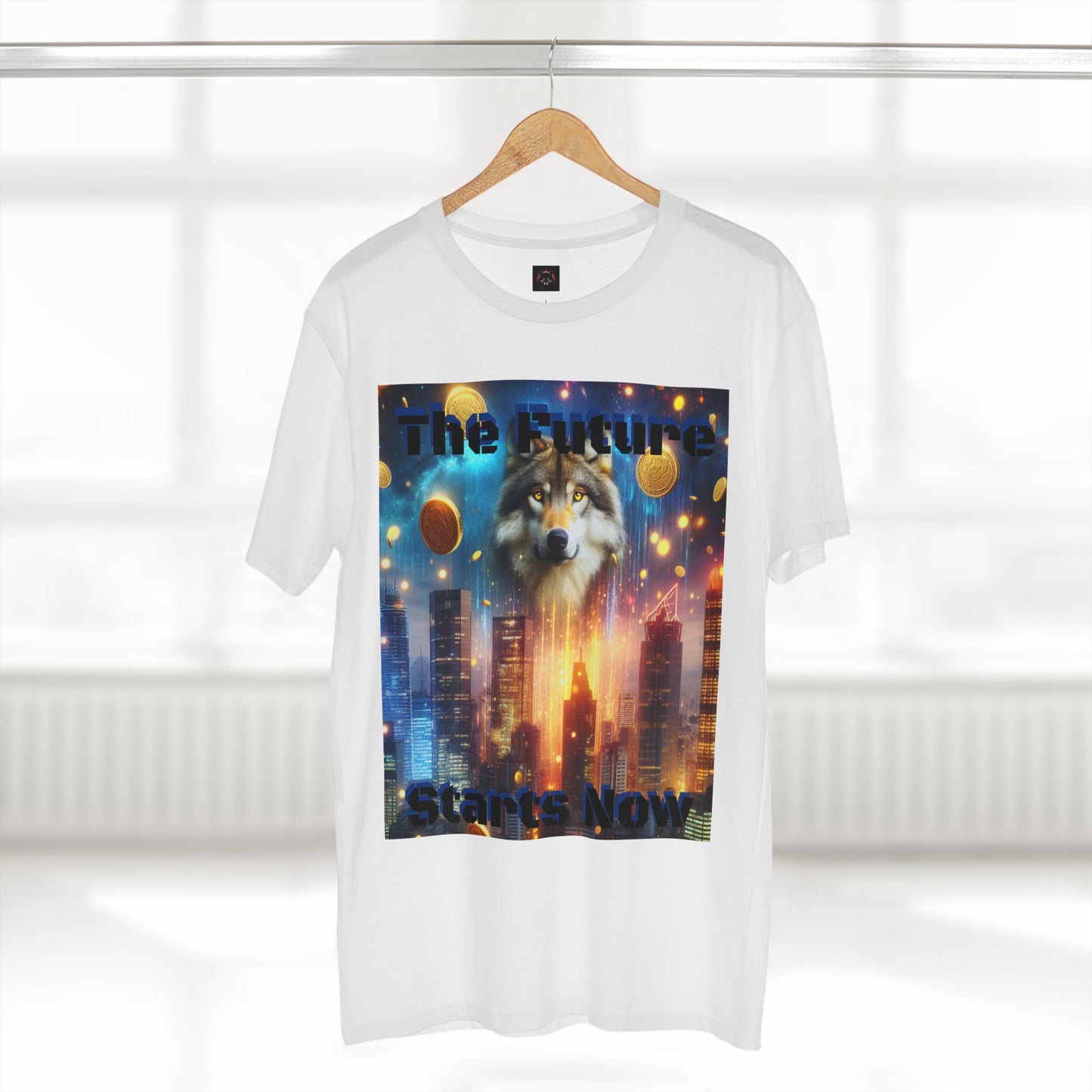 Futuristic Wolf Graphic Tee - The Future Starts Now