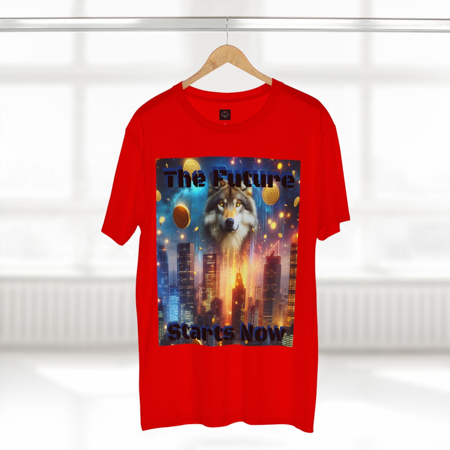 Futuristic Wolf Graphic Tee - The Future Starts Now