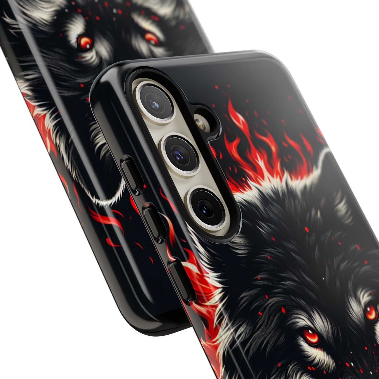 Fierce Wolf Samsung Phone Case - Tough & Stylish Protection