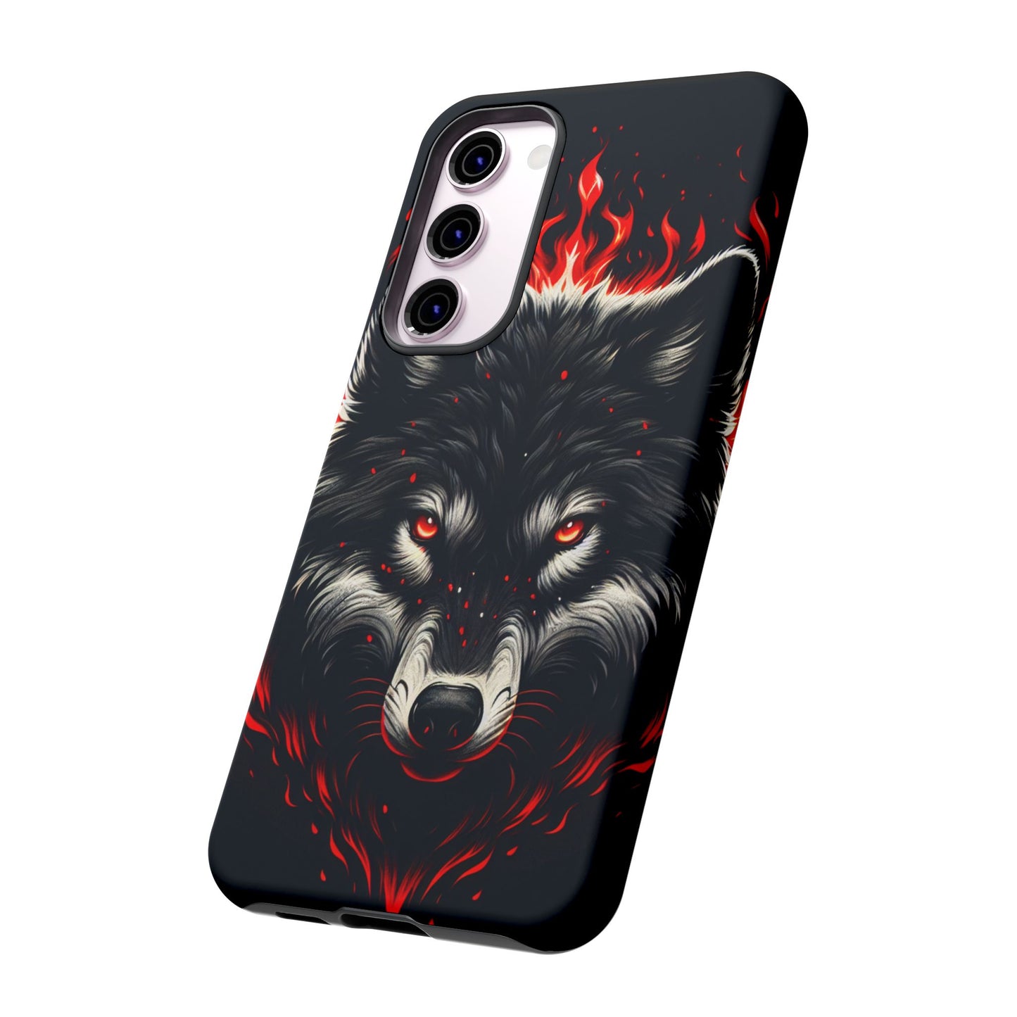 Fierce Wolf Samsung Phone Case - Tough & Stylish Protection