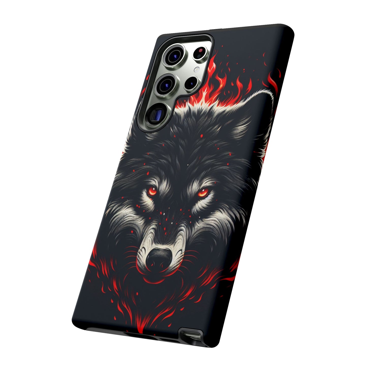 Fierce Wolf Samsung Phone Case - Tough & Stylish Protection