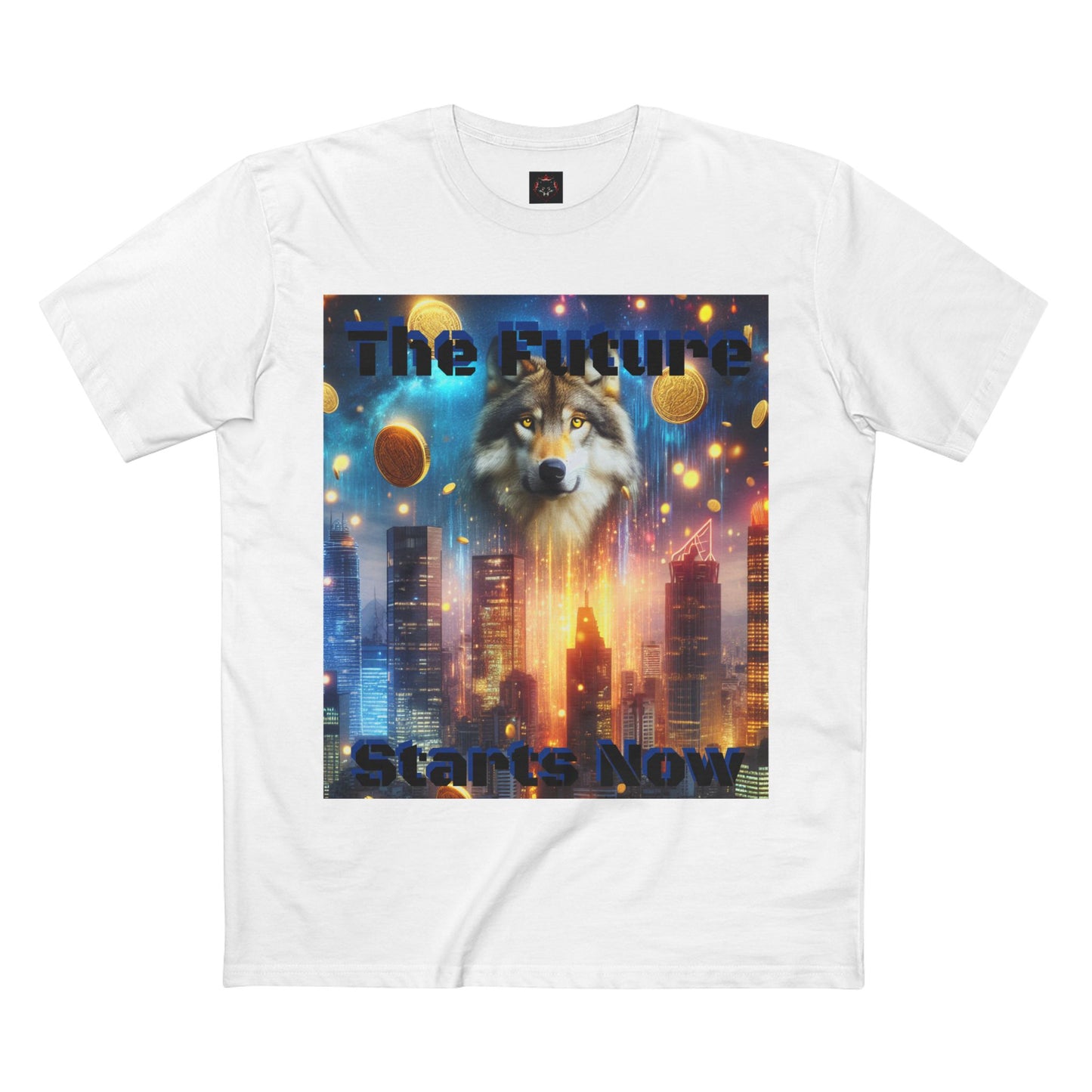 Futuristic Wolf Graphic Tee - The Future Starts Now