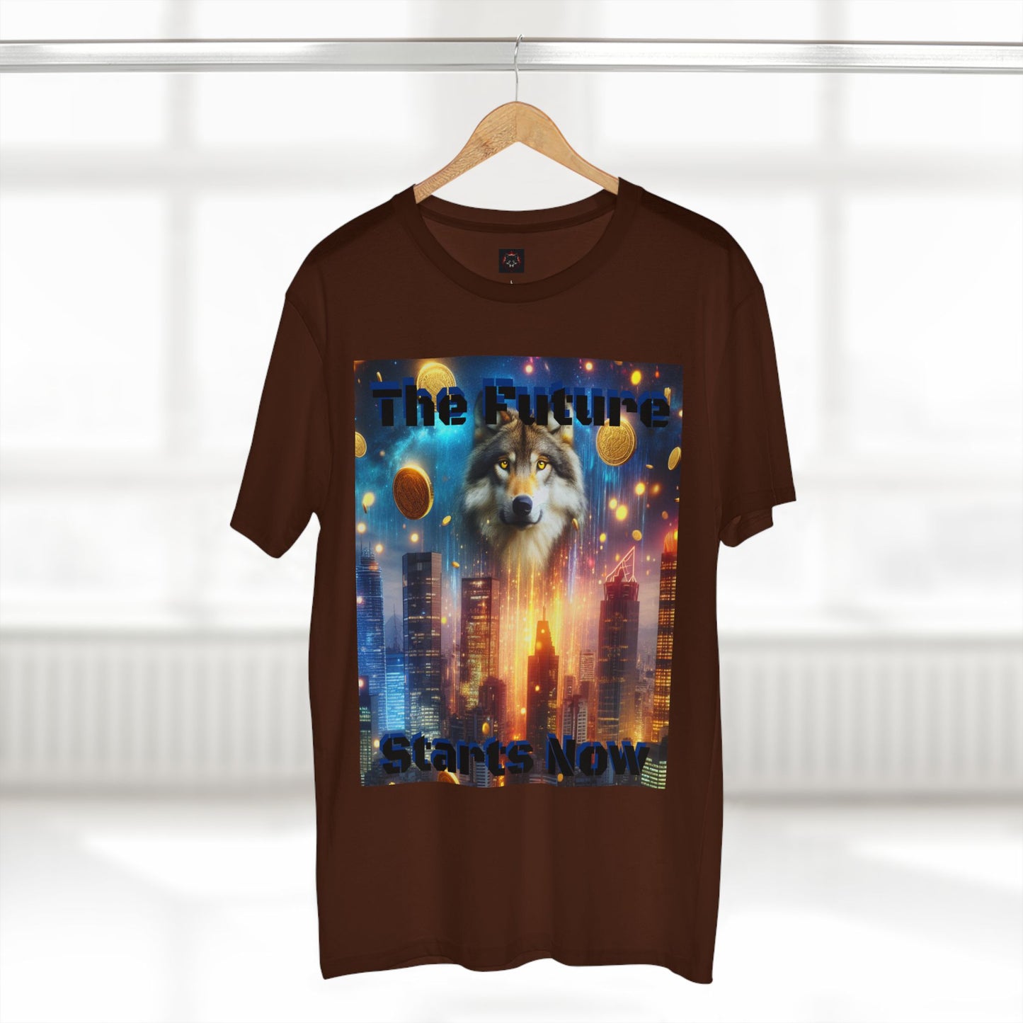 Futuristic Wolf Graphic Tee - The Future Starts Now