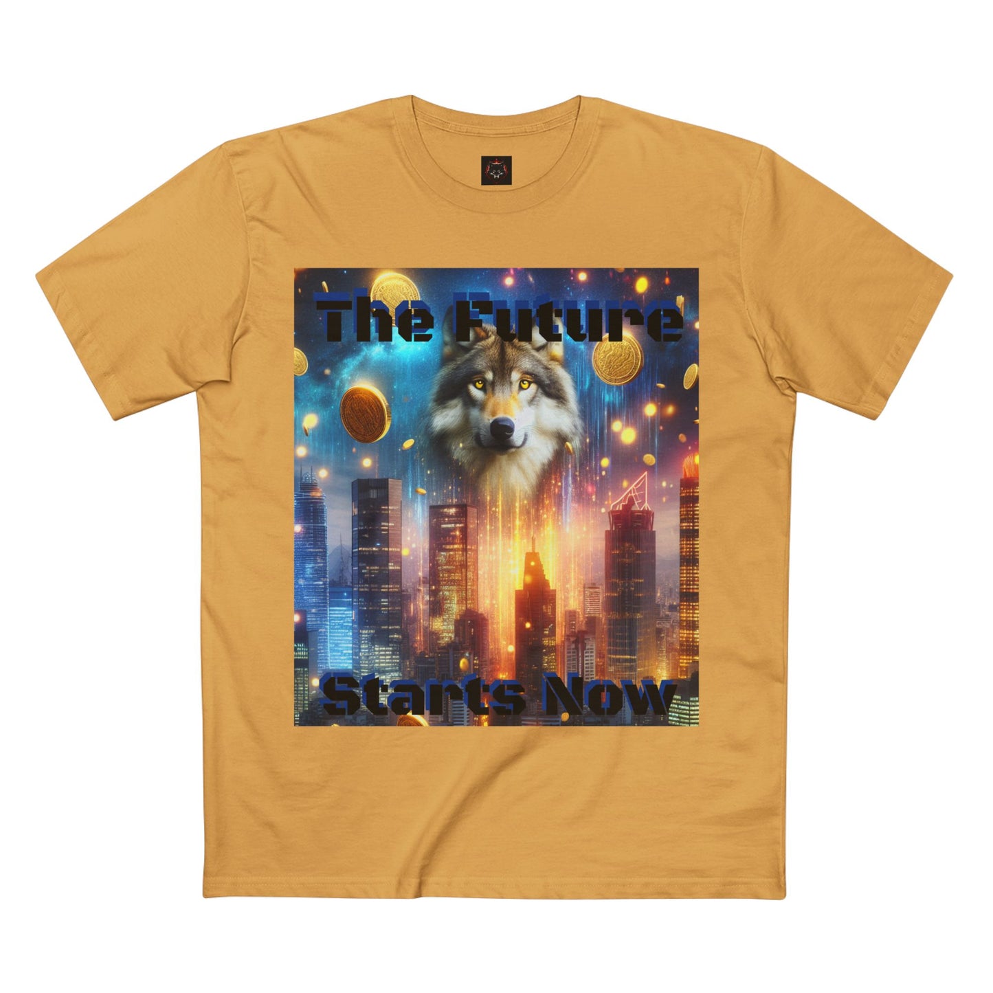 Futuristic Wolf Graphic Tee - The Future Starts Now