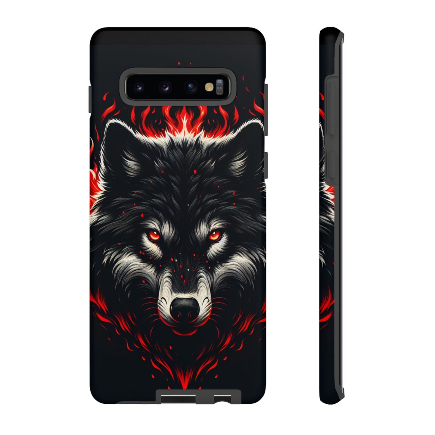 Fierce Wolf Samsung Phone Case - Tough & Stylish Protection