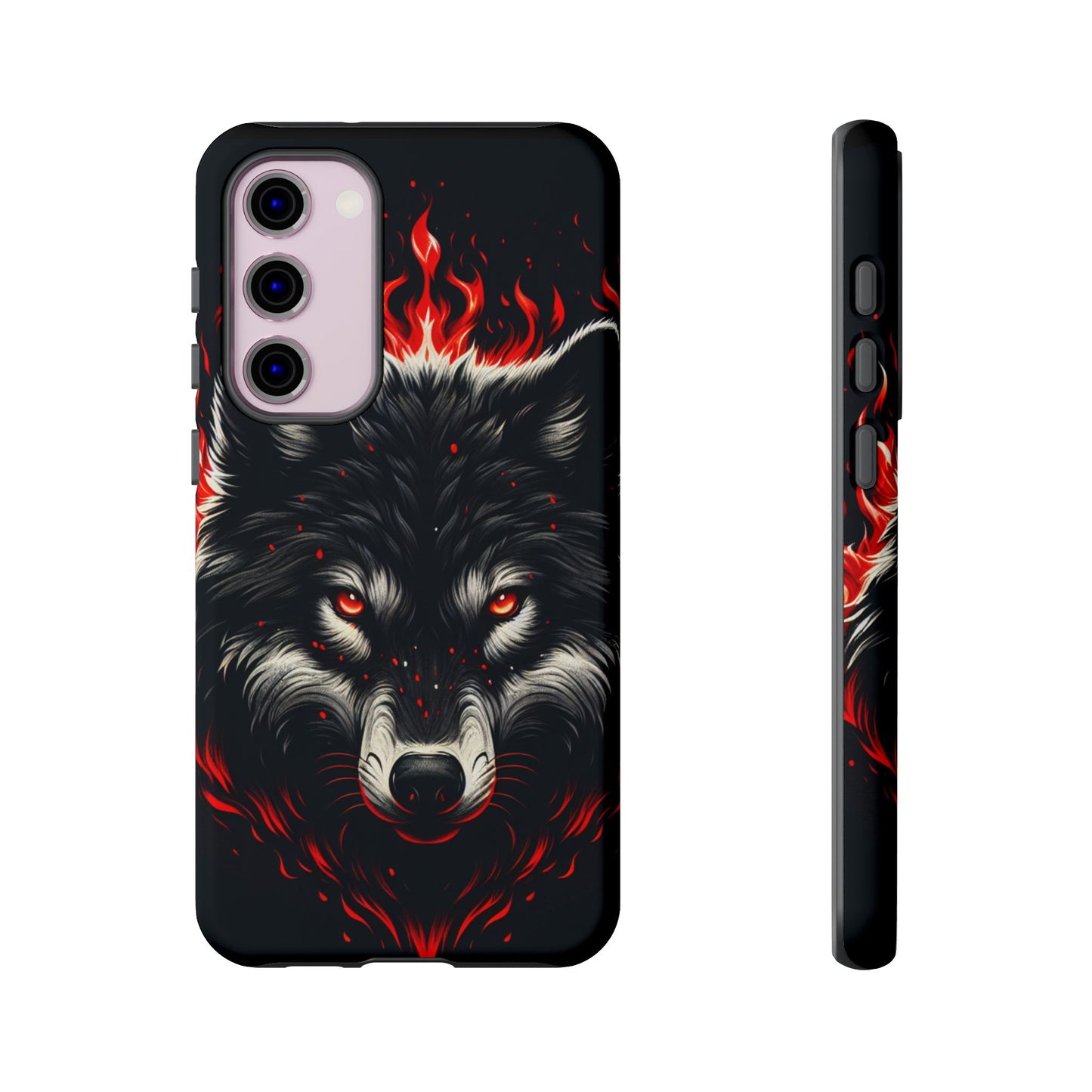 Fierce Wolf Samsung Phone Case - Tough & Stylish Protection