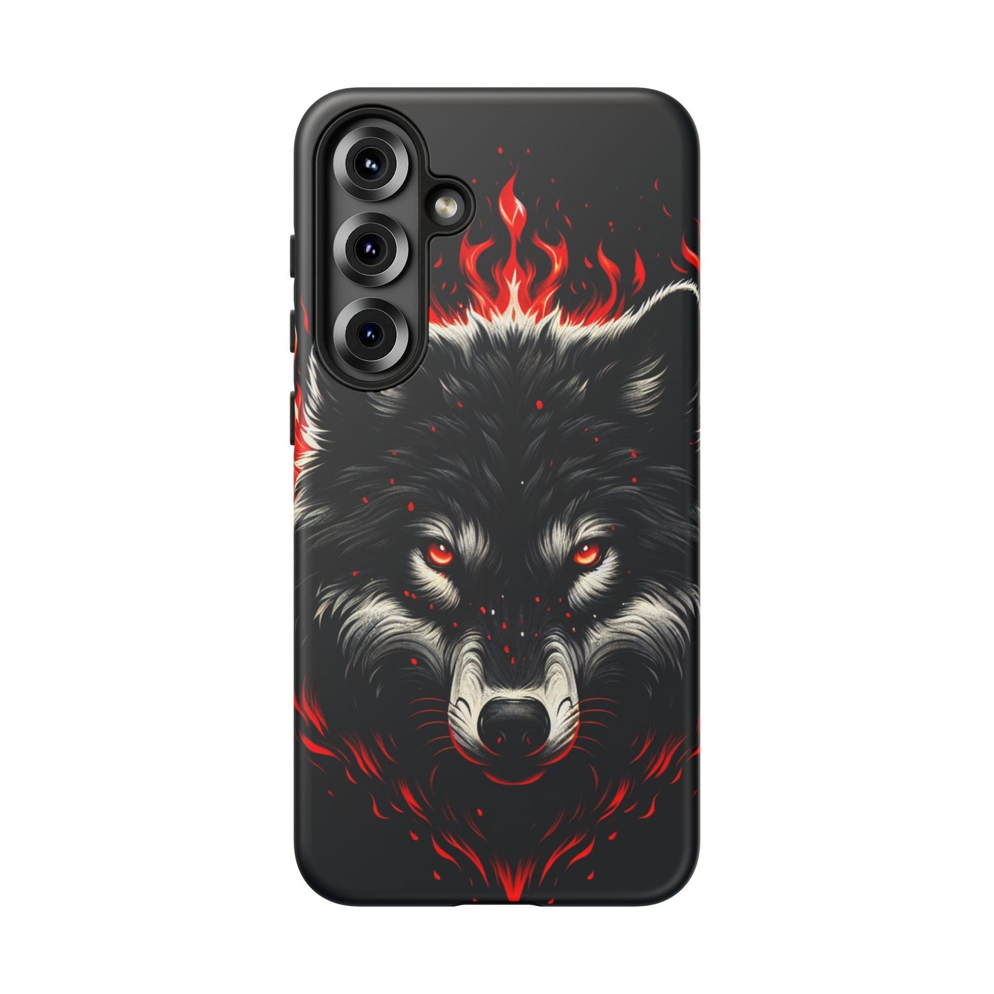 Fierce Wolf Samsung Phone Case - Tough & Stylish Protection