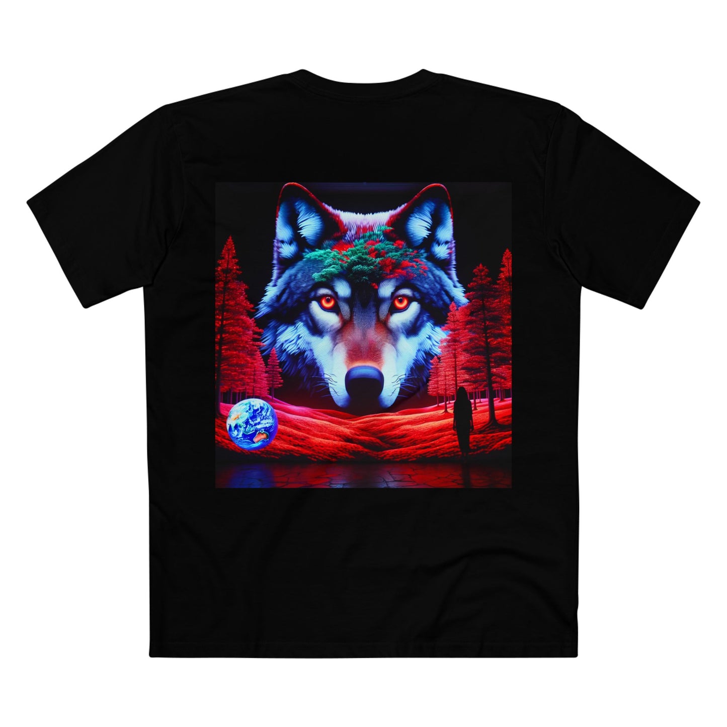 Futuristic Wolf Graphic Tee - The Future Starts Now