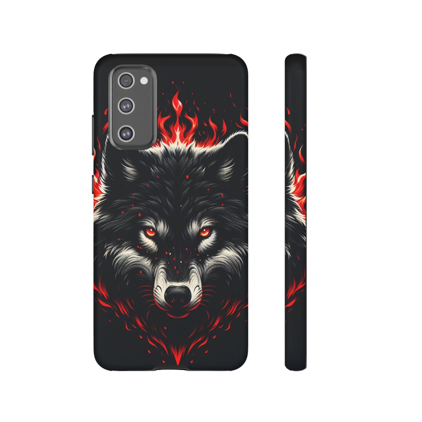 Fierce Wolf Samsung Phone Case - Tough & Stylish Protection
