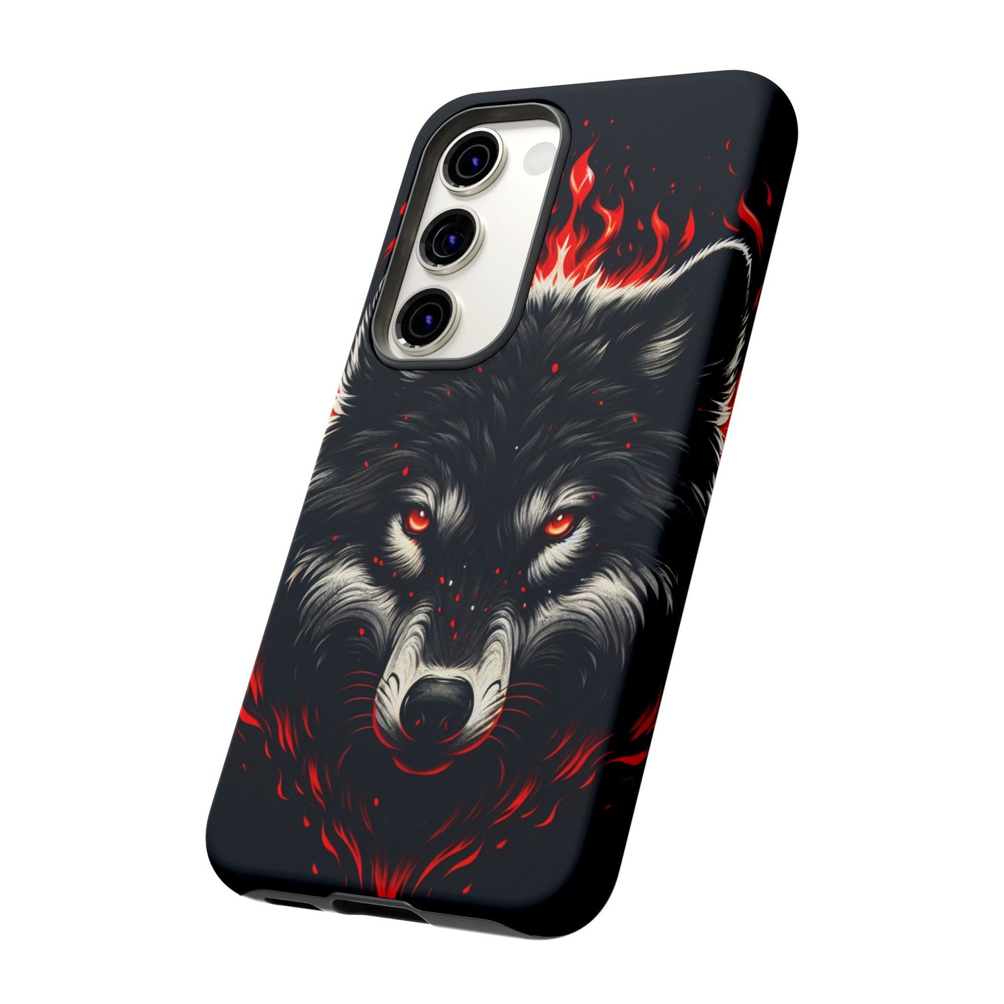 Fierce Wolf Samsung Phone Case - Tough & Stylish Protection