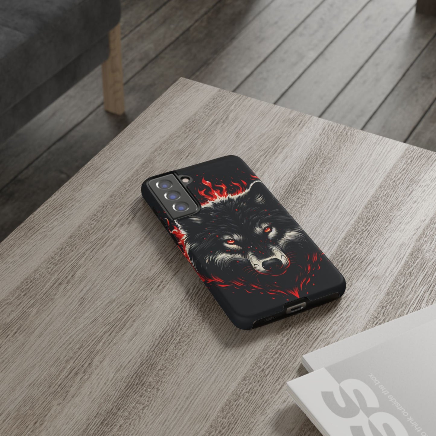 Fierce Wolf Samsung Phone Case - Tough & Stylish Protection